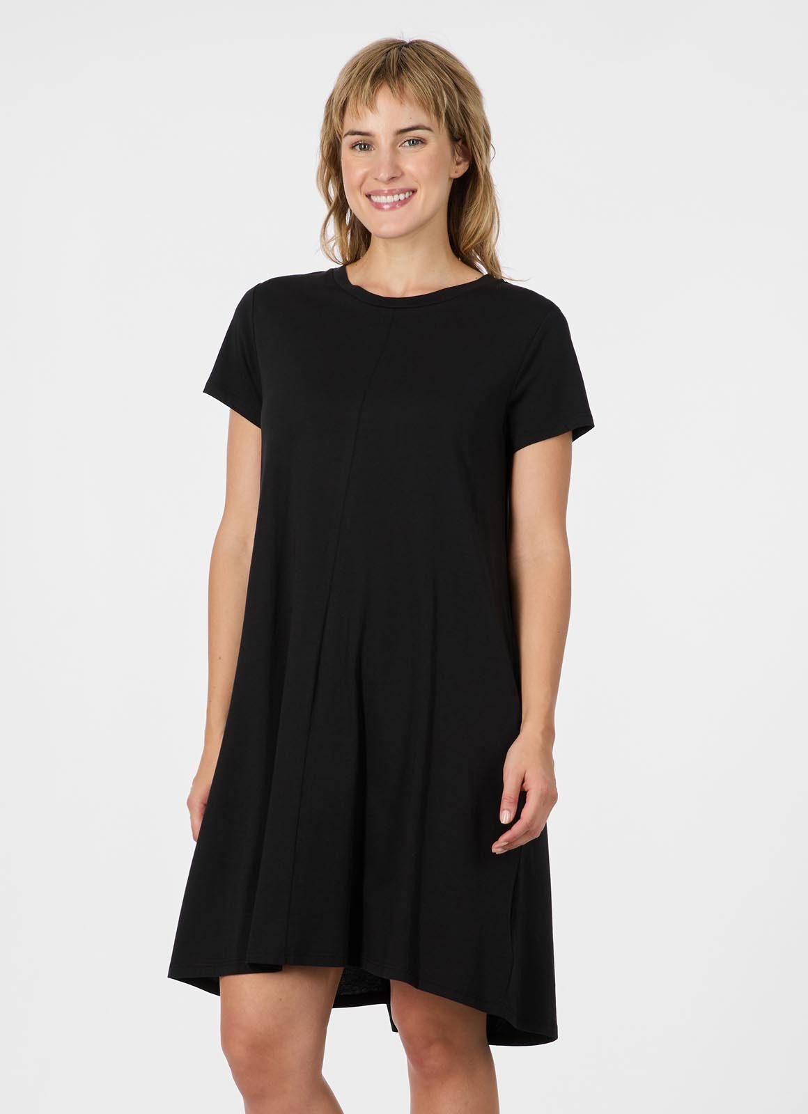 Ragwear Jerseykleid CHICKIE Fließende Baumwoll-Modal-Mischung mit Eingrifftaschen