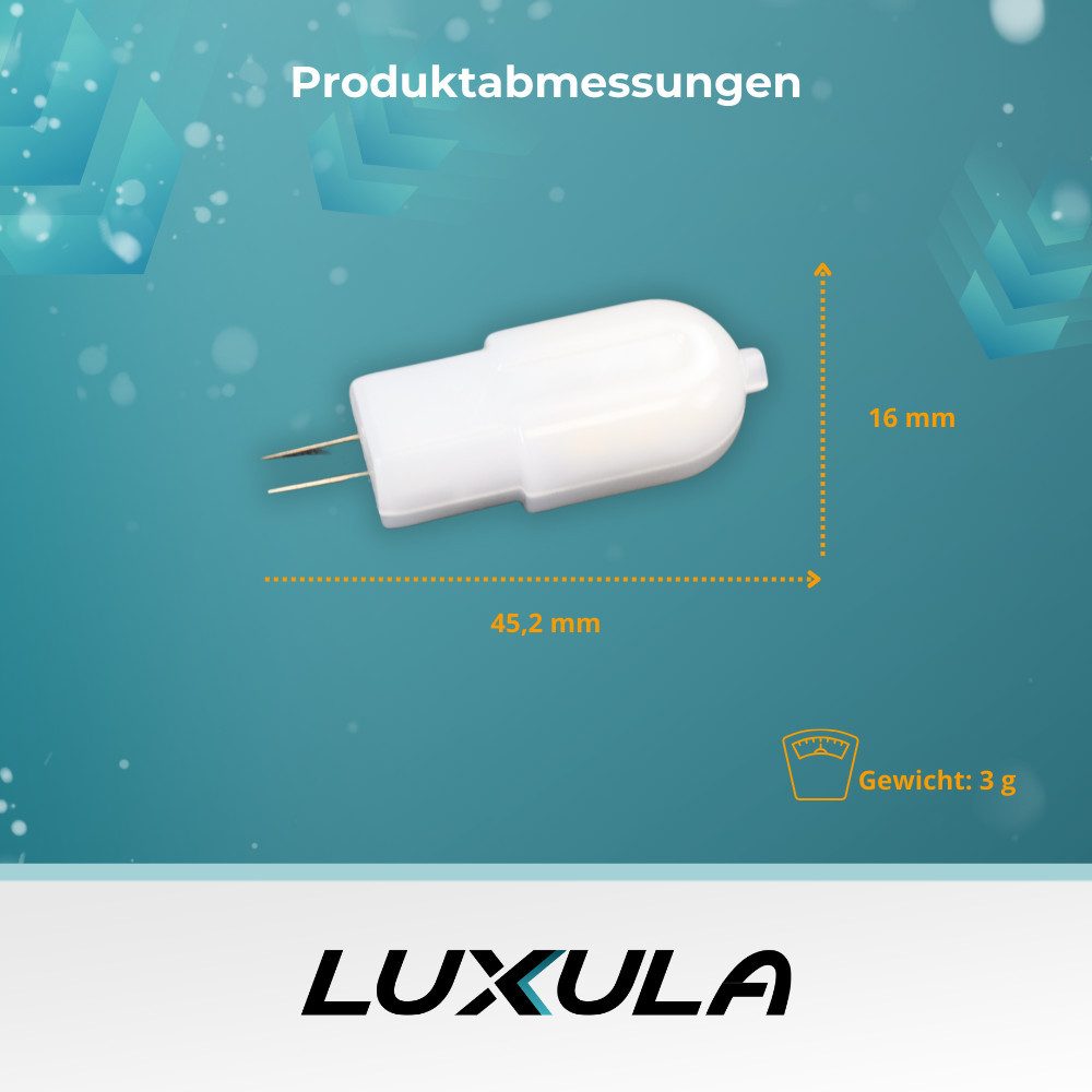 LUXULA LED-Leuchtmittel LUXULA LED-Leuchtmittel G4 2 W 4000 K Neutralweiß, G4, Neutralweiß
