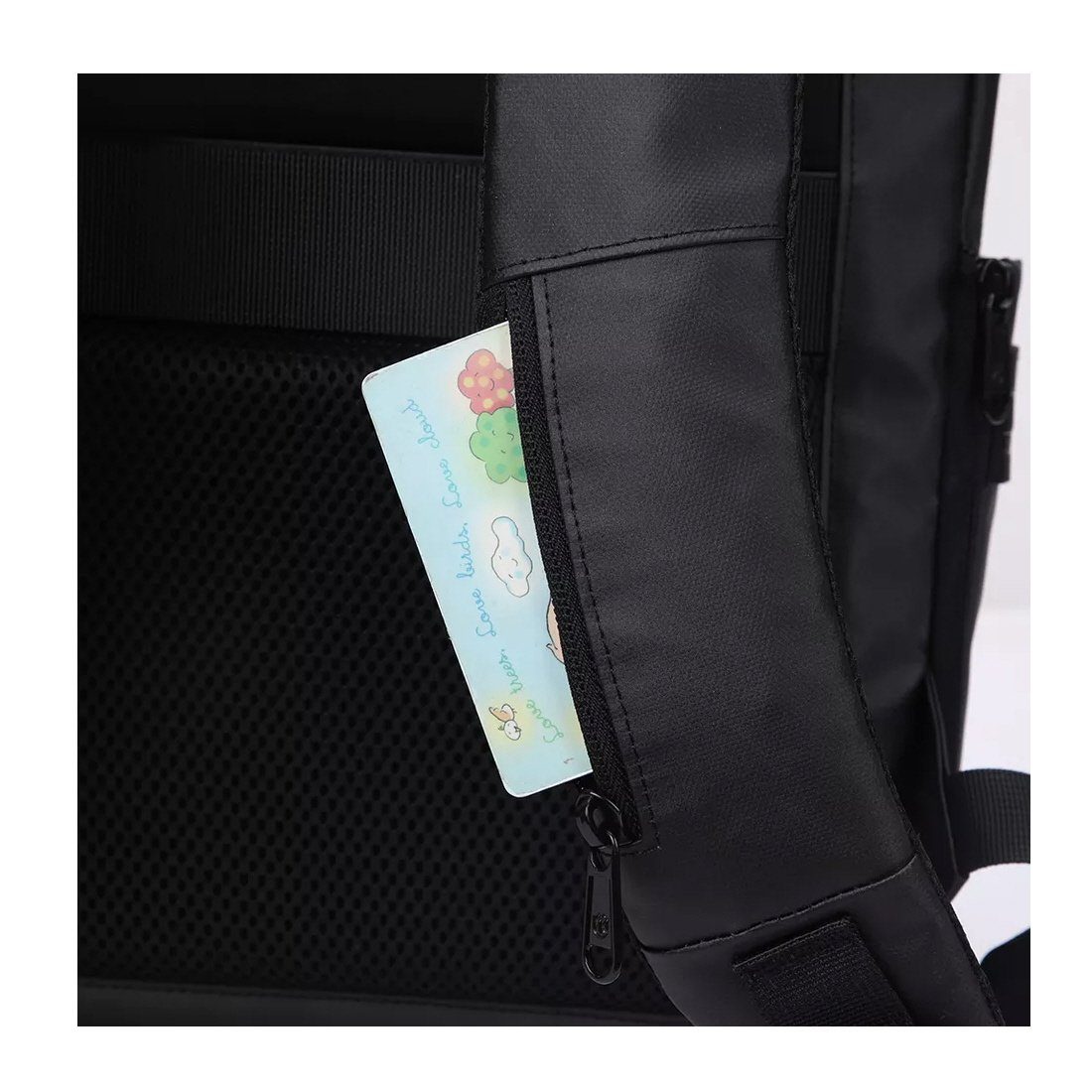 SHG Notebookrucksack Businessrucksack Schulrucksack wasserfest (blau), Cityrucksack Backpack Laptoprucksack 15,6"