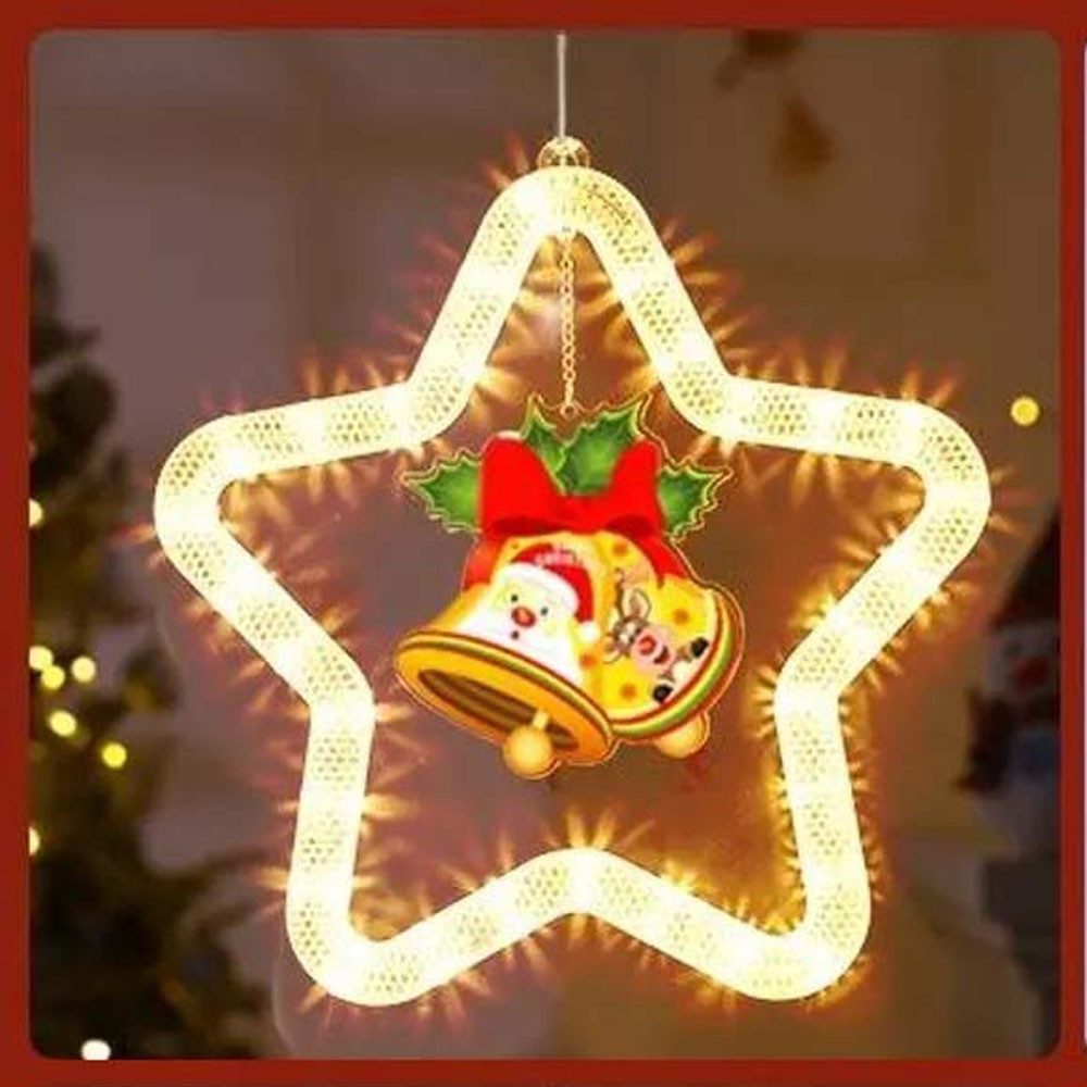 VIVIHEYDAY LED-Lichterkette LED Stern Weihnachtsbeleuchtung Fenster Innen L günstig online kaufen