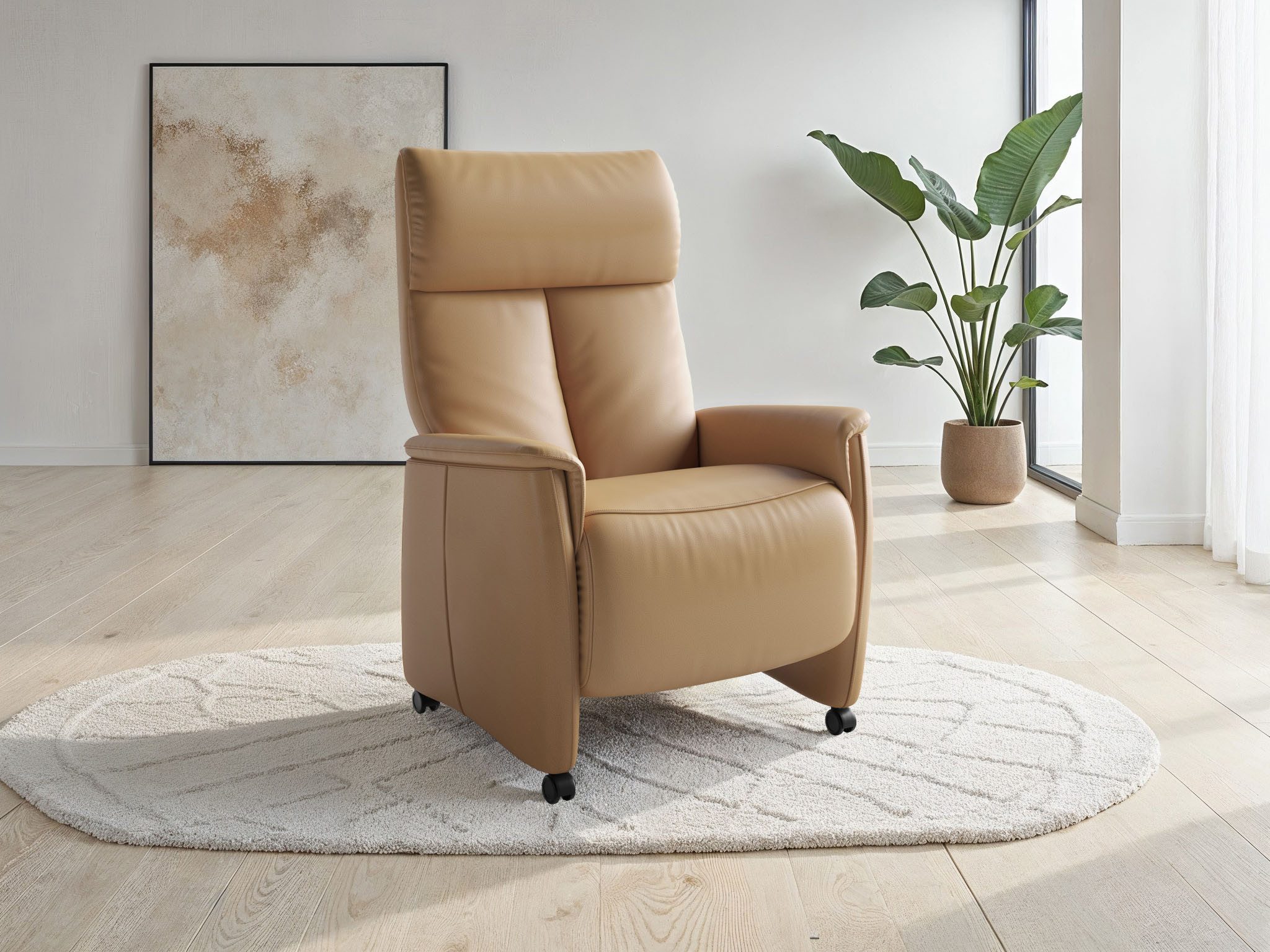 sit&more TV-Sessel Cremona Comfort, wahlweise manuell oder elektrischer Funktion mit Akku