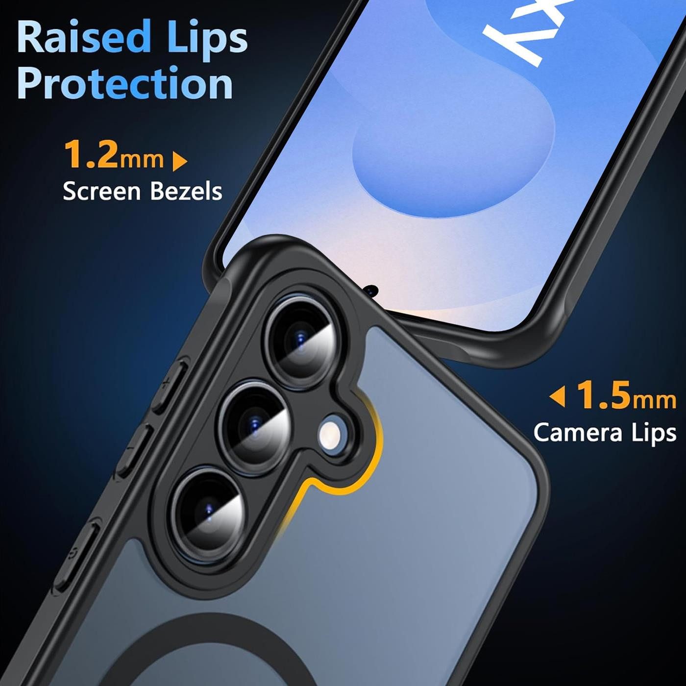 CoolGadget Handyhülle für Samsung Galaxy S25 6,1 Zoll, Kamera Schutz Hülle Silikon Hard Case Schutzhülle für Magsafe Zubehör – Bild 2 von 5