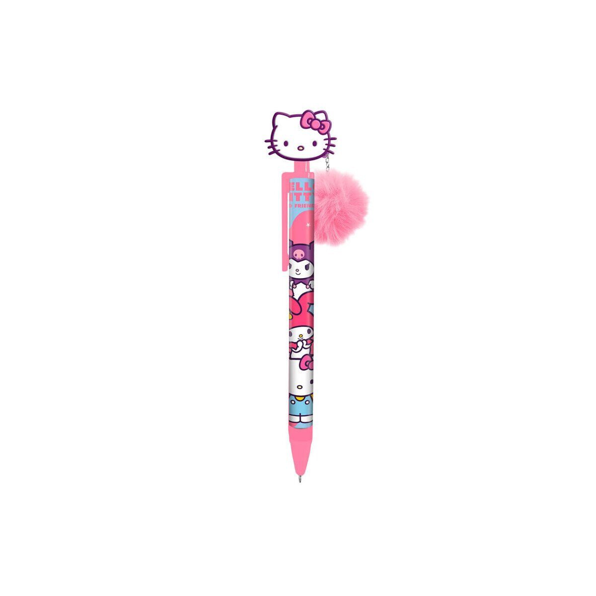 Hello Kitty Kreativset Hello Kitty Friends Stift – Süßer Stift mit niedlicher Dekoration