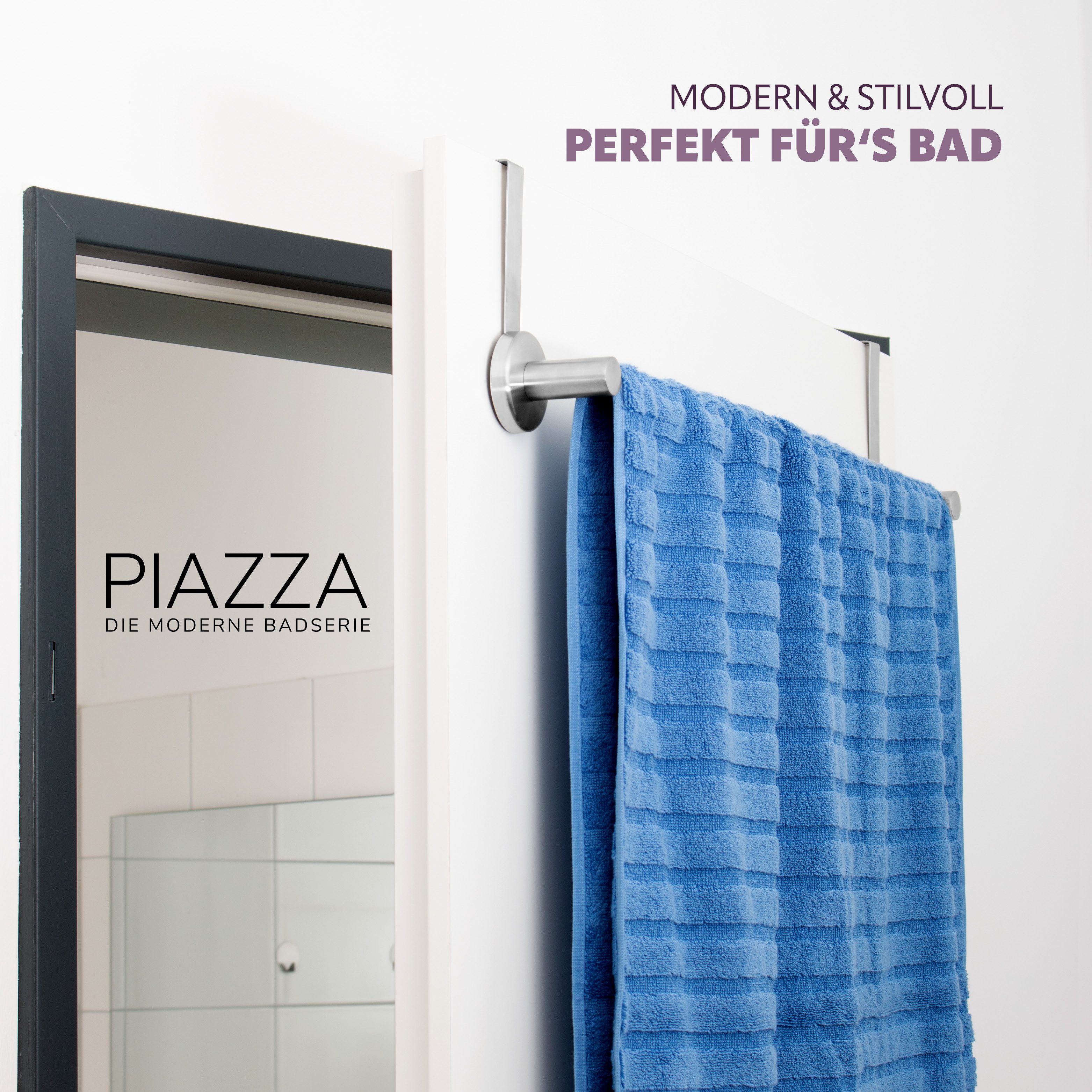 bremermann Handtuchstange Bad-Serie PIAZZA - aus Edelstahl matt günstig online kaufen