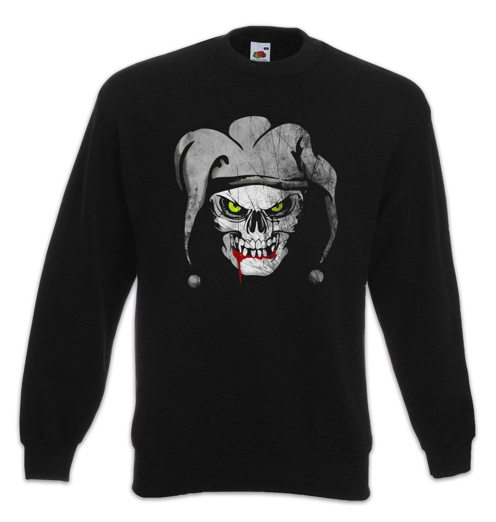 Sweatshirt Joker Skull I Sweatshirt Schädel Dead Totenschädel Totenkopf Art