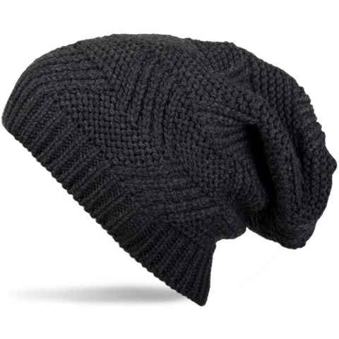 styleBREAKER Strickmütze (1-St) Strick Beanie Mütze mit Struktur