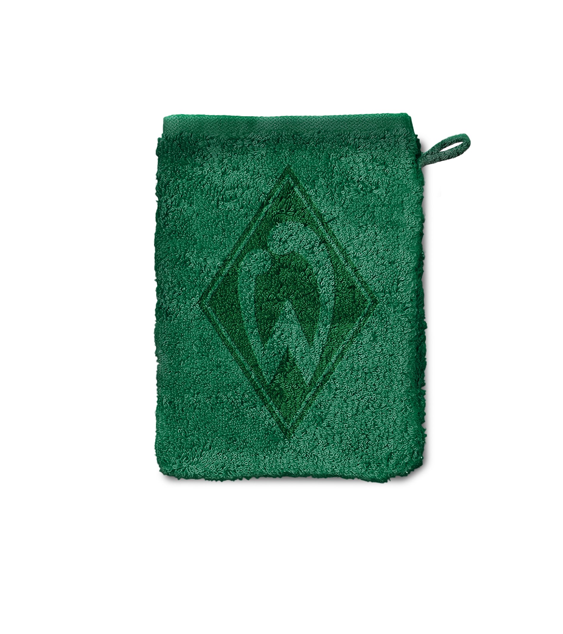 Werder Bremen Handtuch SV Werder Bremen GOTS Waschhandschuh Raute