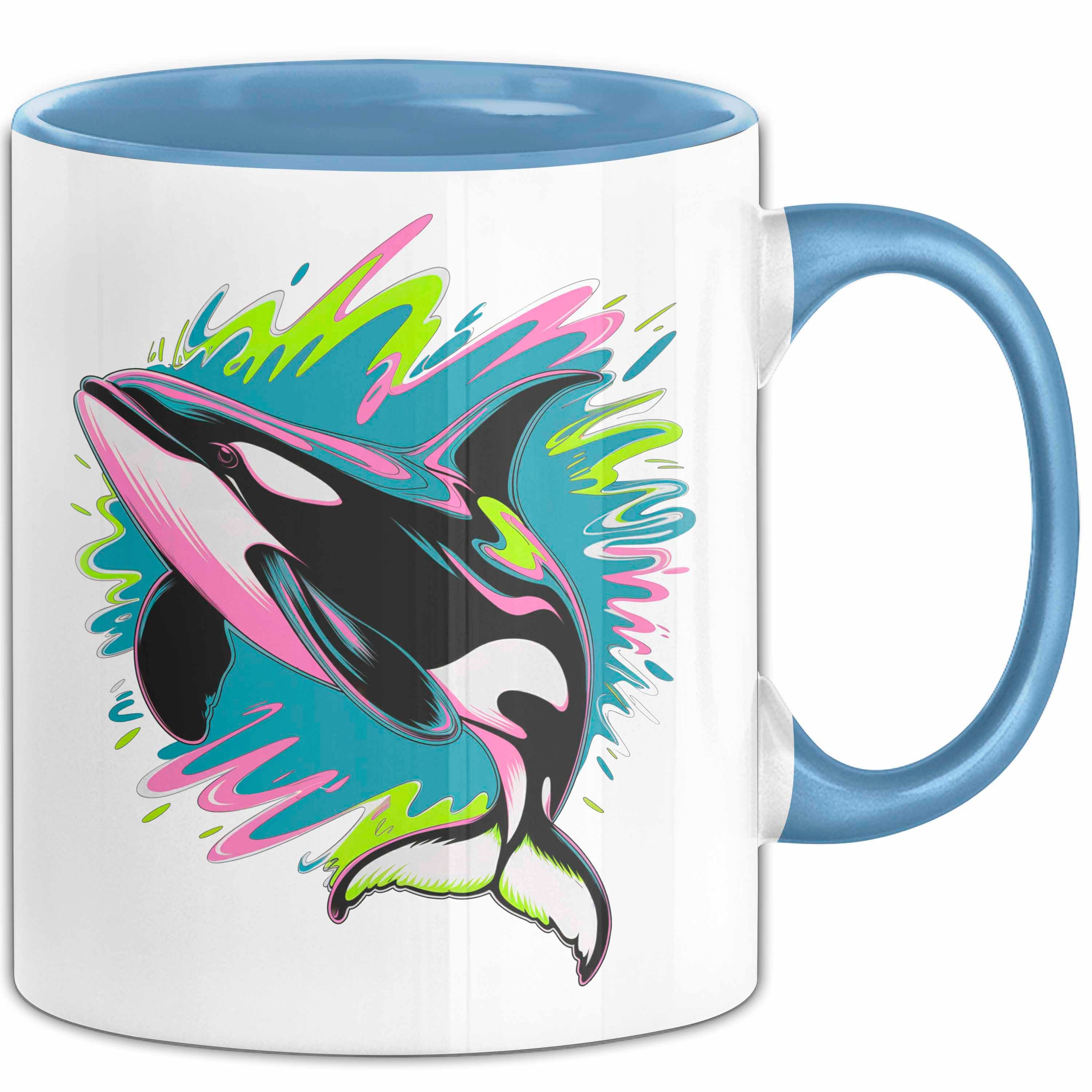 Tasse Wal Tier Tasse Geschenk Lustige Geschenkidee Spruch