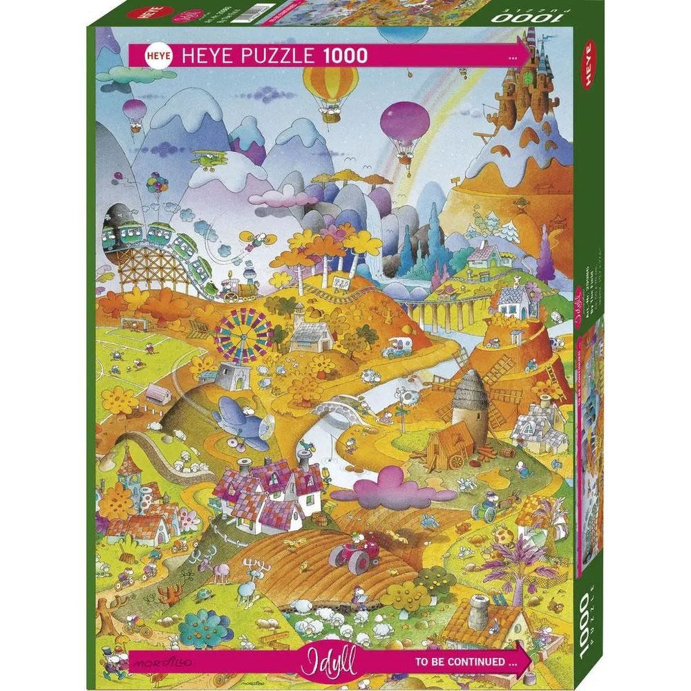HEYE Puzzle By The Field Puzzle 1000 Teile, 1000 Puzzleteile