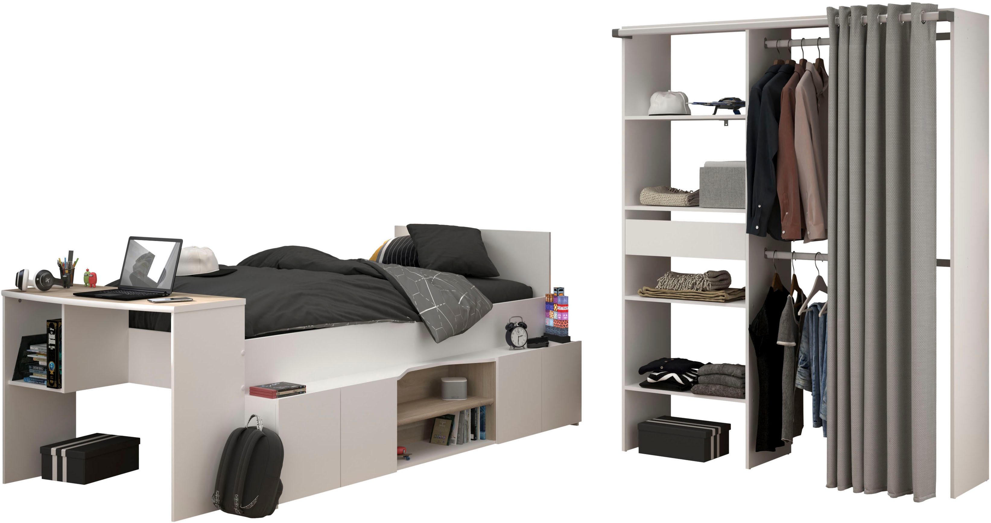 Parisot Jugendzimmer-Set Parisot Cleo 11, (Set, 2-tlg)