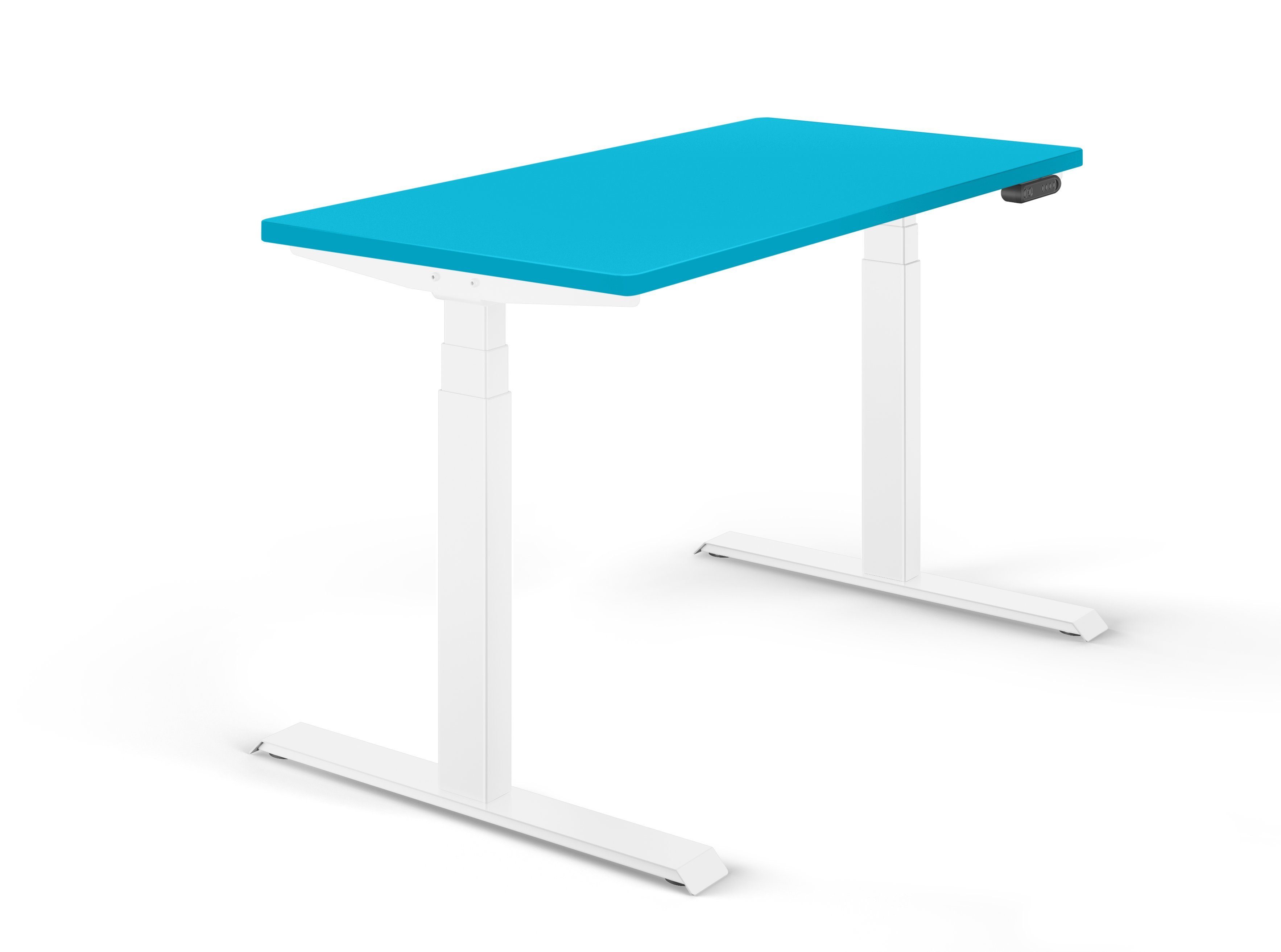 Schaff Schreibtisch REC elektrisch höhenverstellbar, Arbeitstisch - Robust und farbig Blau