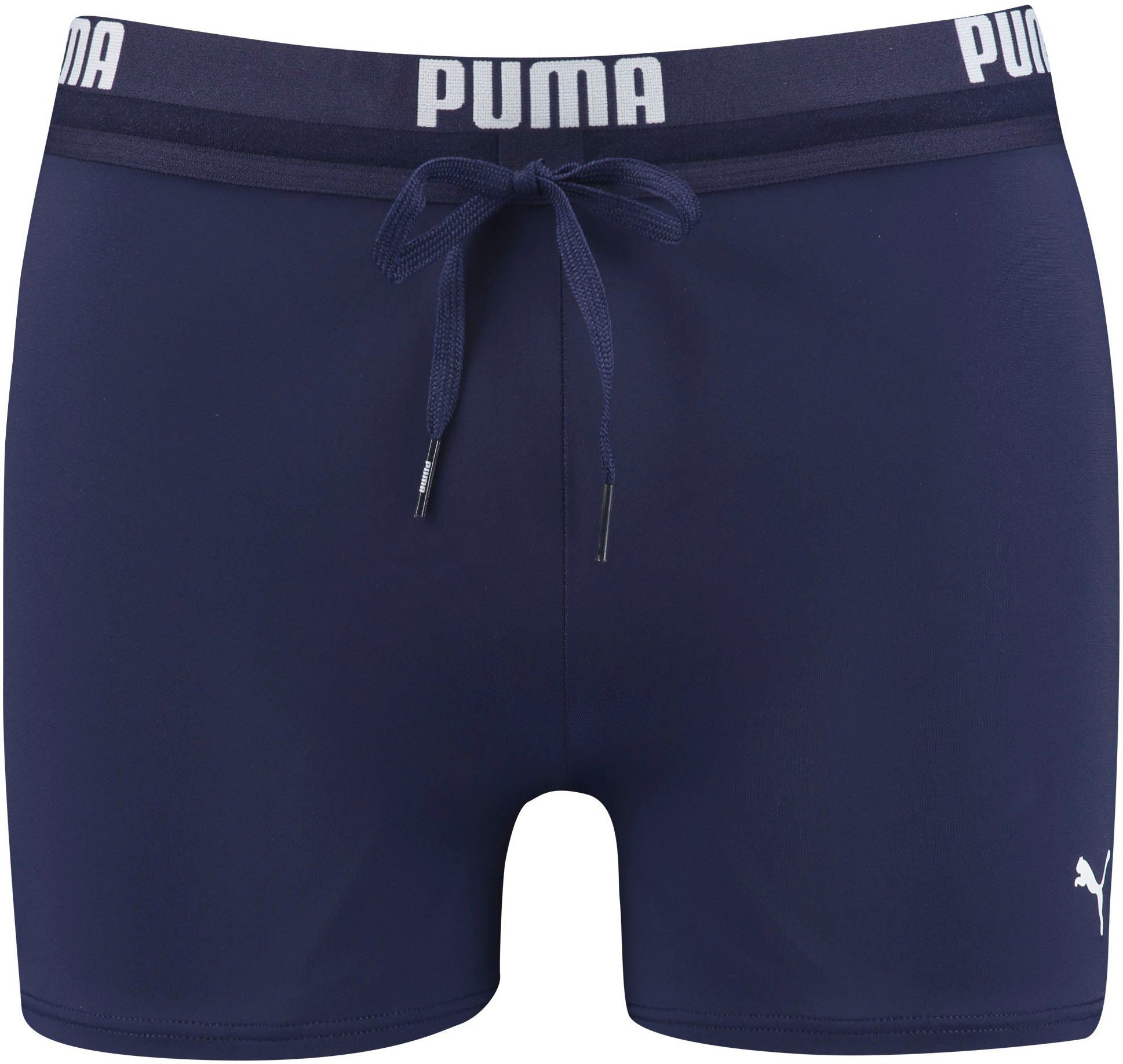 PUMA Badehose PUMA SWIM MEN LOGO TRUNKS 1P elastischer Logobund mit integri günstig online kaufen