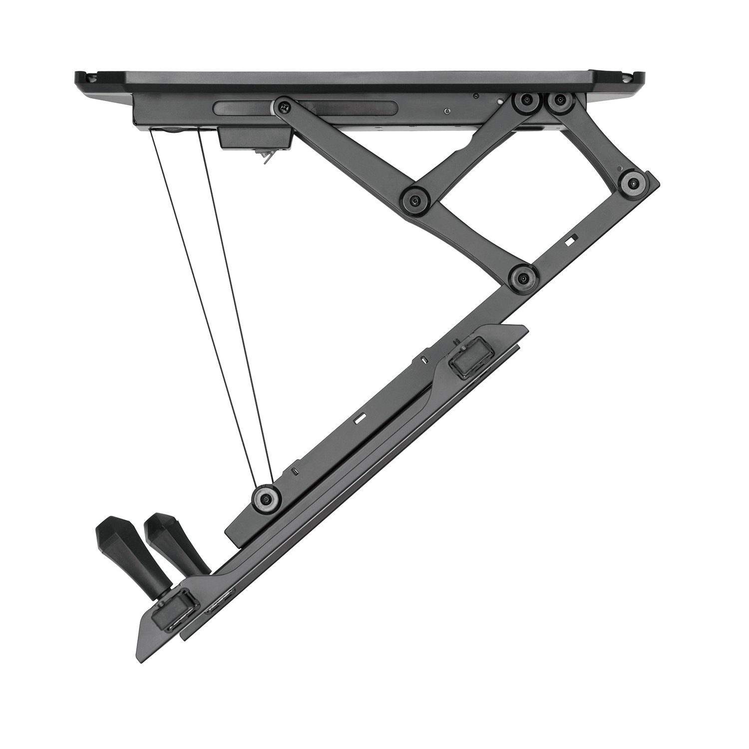 Maclean TV-Deckenhalterung MC-880 Elektrische TV‑Deckenhalterung TV‑Deckenlift für 32–70″, (bis 70,00 Zoll, bis 35 kg, Neigungswinkel 0–75° für Wohnzimmer & Home Cinema)