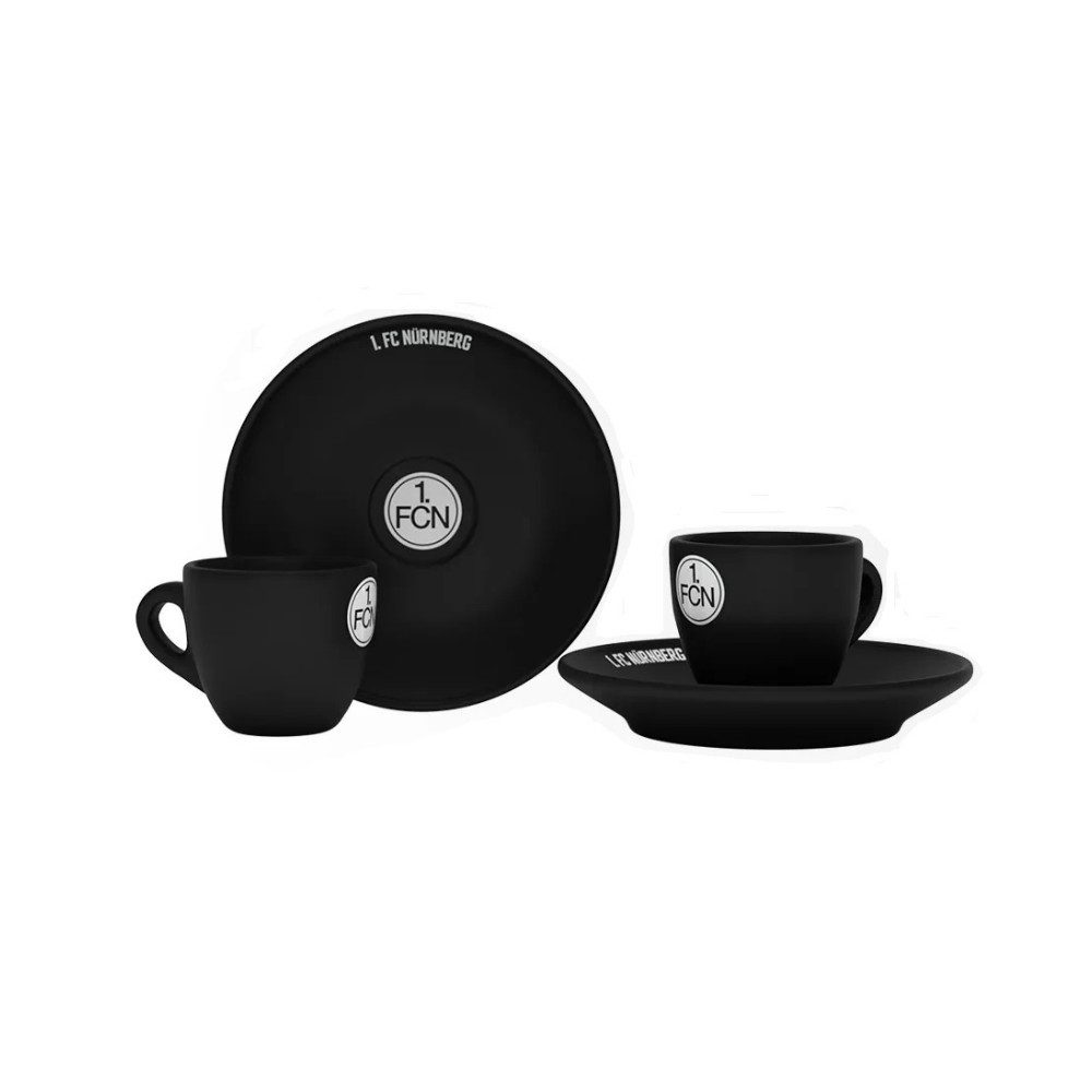 VertriebsArena GmbH Becher 1. FC Nürnberg Espresso Set, Keramik