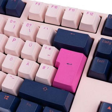 Ducky One 3 Fuji TKL Gaming-Tastatur (MX-Black, DE-Layout QWERTZ, Pink / Blau)