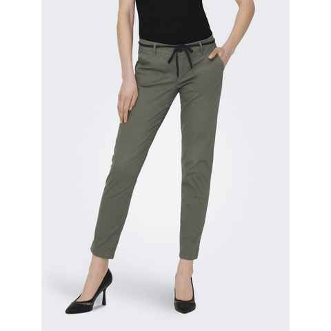 ONLY Chinohose ONLEVELYN REG ANKLE CHINO PANT PNT NOOS