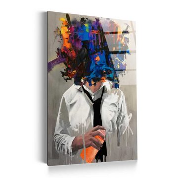 Mister-Kreativ Wandbild Abstract Graffiti Face - Premium Wandbild, Viele Größen + Materialien, Poster + Leinwand + Acrylglas