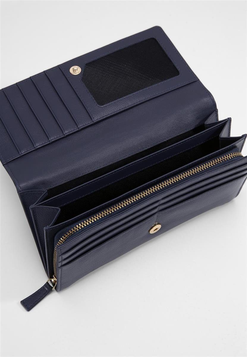 L. CREDI Geldbörse L.CREDI-Damen-Börse-RFID-EVELYN 17x10x2,5 501-Marine