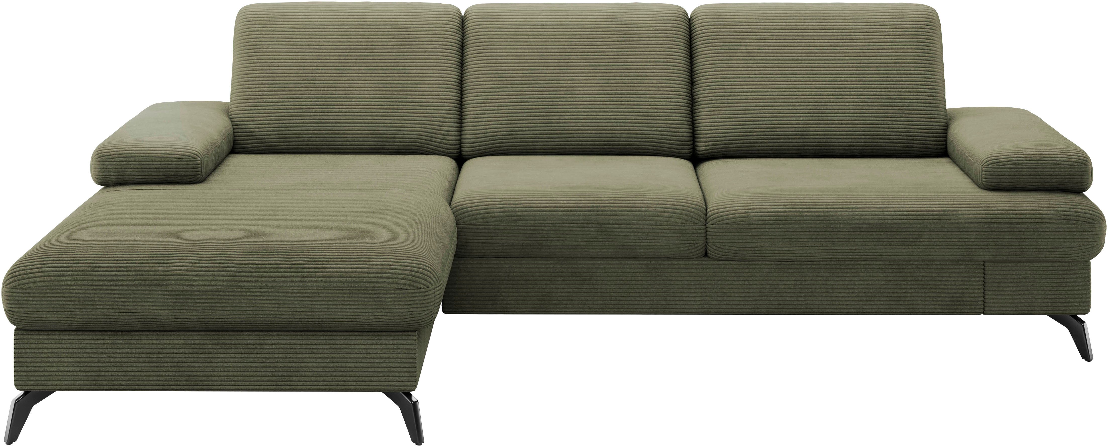 sit&more Ecksofa "Morris Jubi L-Form, B: 247 cm" mit Armteilfunktion & 1 Zi günstig online kaufen
