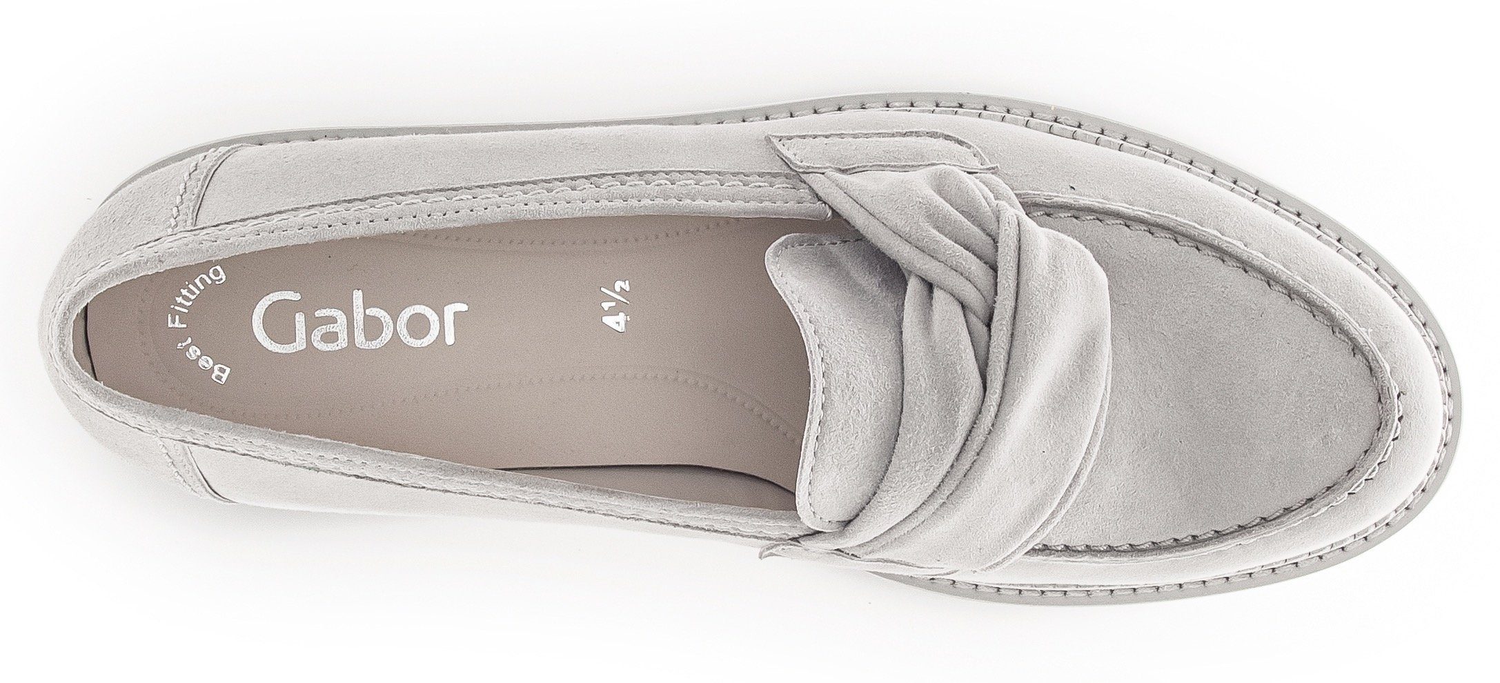 mit Grau Best Slipper Fitting-Ausstattung Gabor (lightgrey)