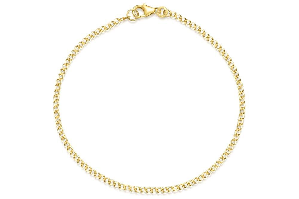 Silberkettenstore Goldarmband Panzerkette Armband 2mm - günstig online kaufen