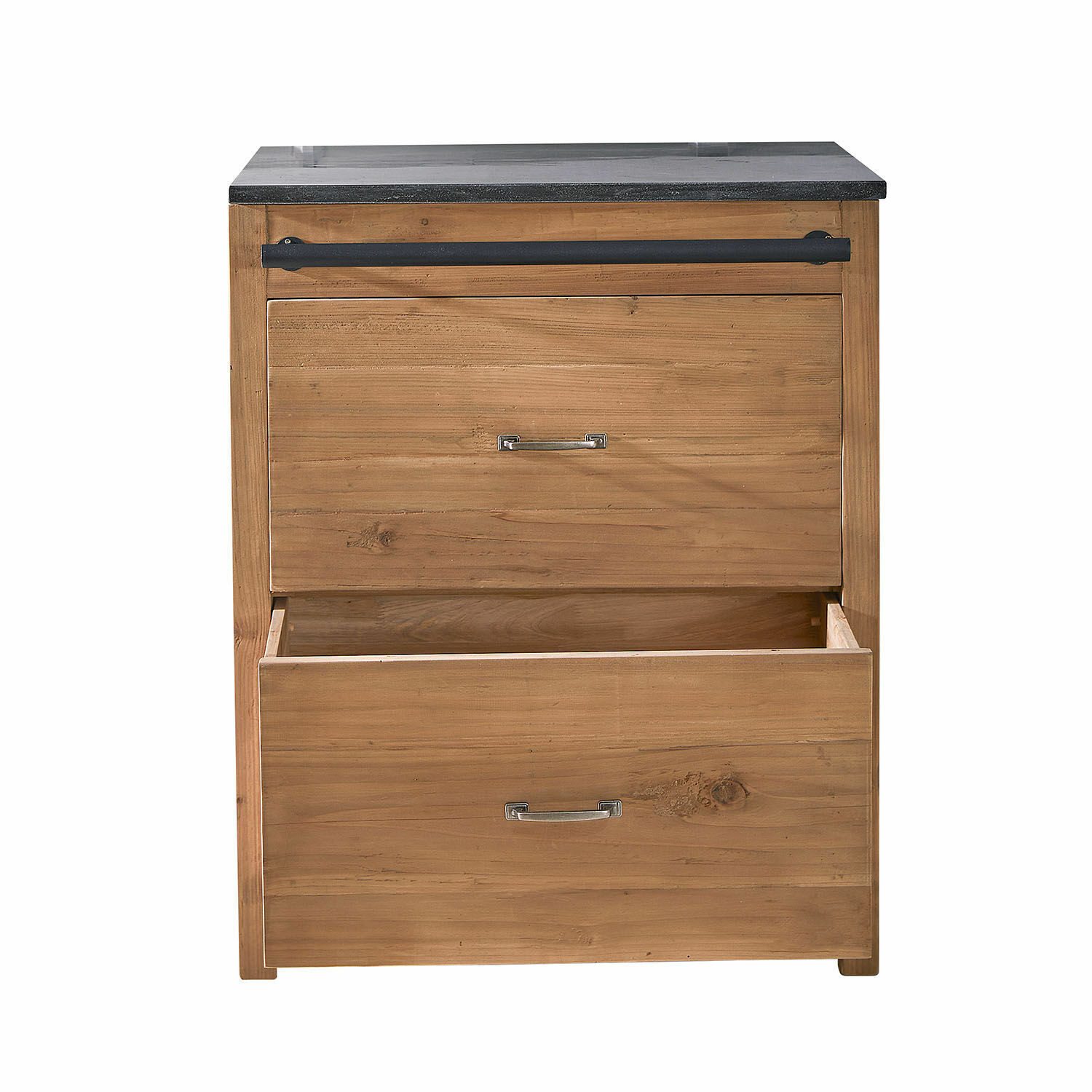 Mirabeau Küchenzeile Unterschrank Sunnybrook braun/grau