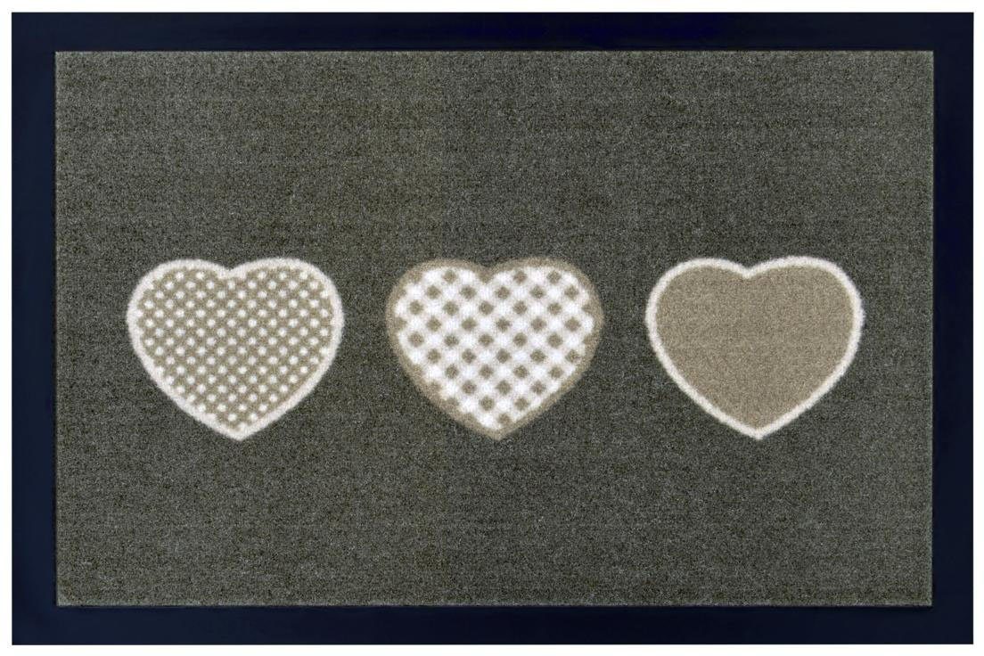 Fußmatte Three Hearts, Türmatte