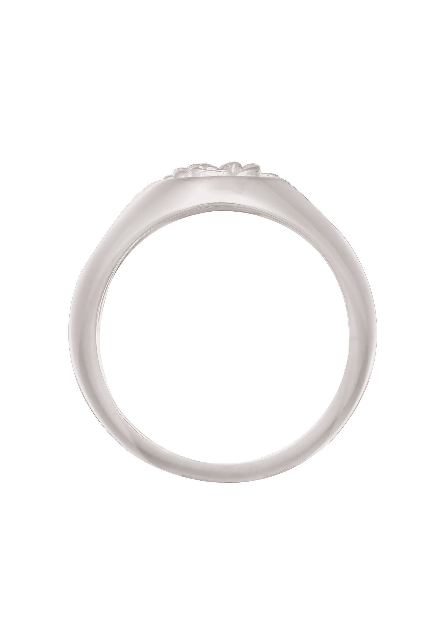 Kuzzoi Siegelring Siegelring Rose Flower 925 Sterling Silber