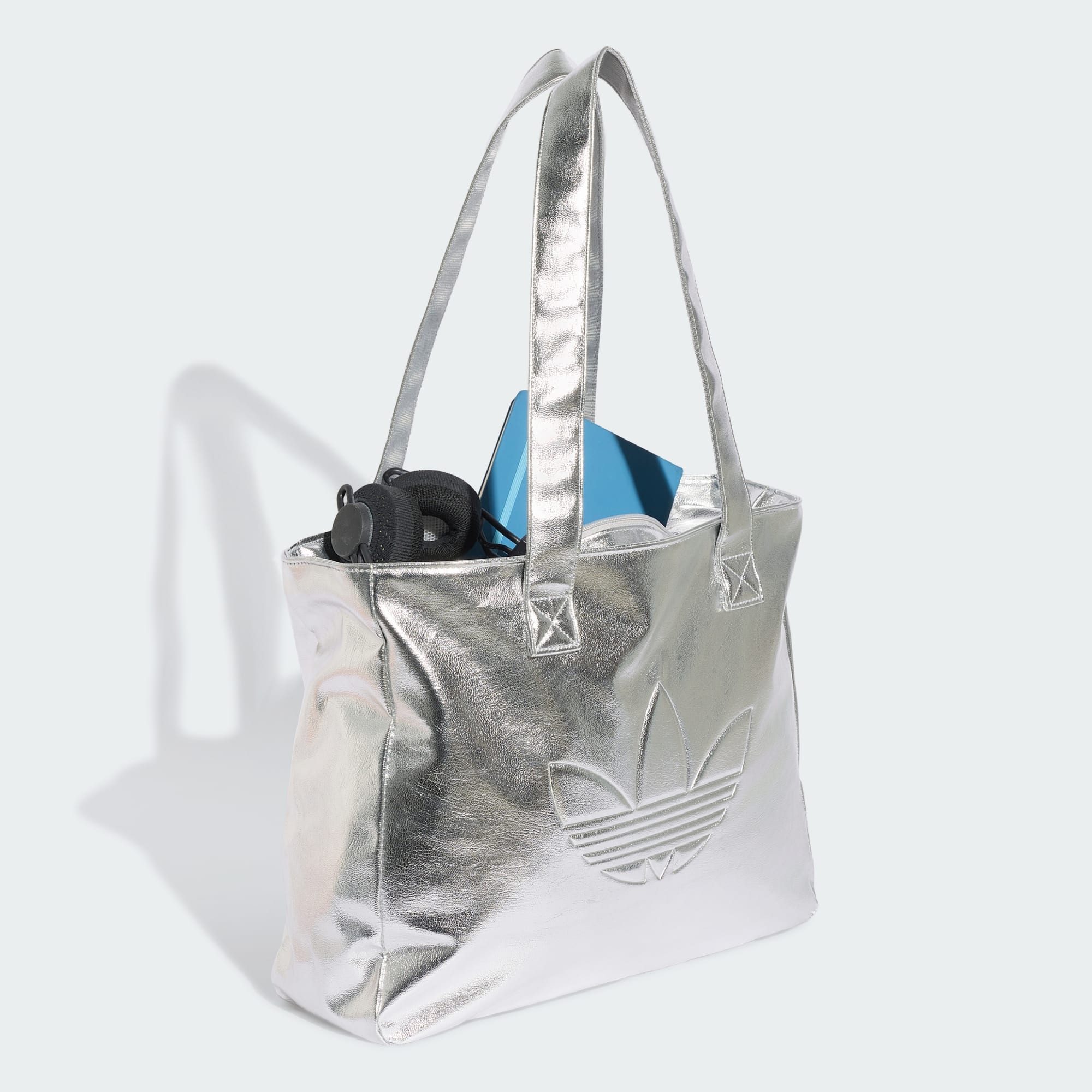 adidas Originals Handtasche SHOPPER, METALLIC-OPTIK, POLYURETHAN (1-tlg)