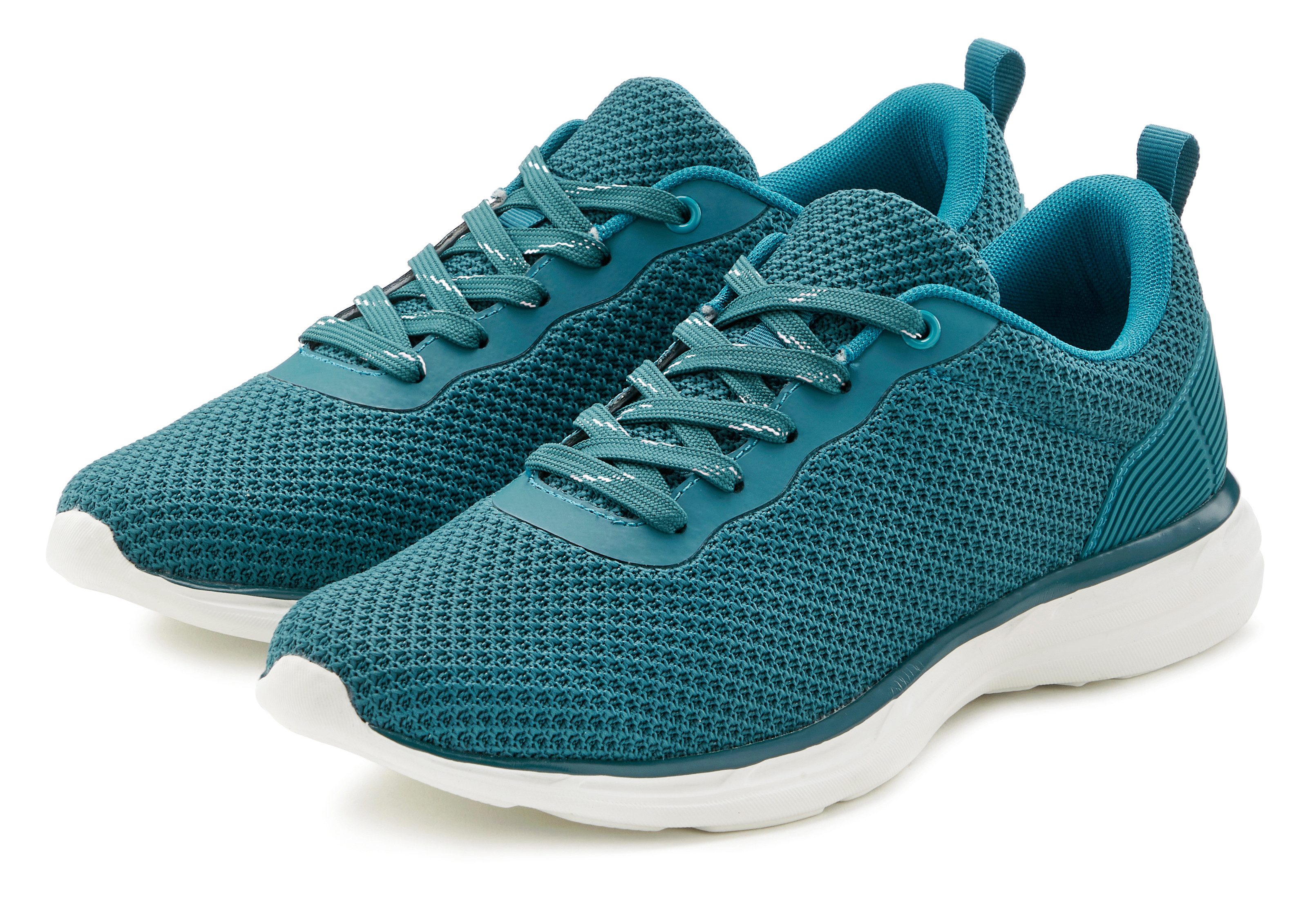 LASCANA Sneaker Schnürhalbschuh, Halbschuh, Freizeitschuh ultraleicht VEGAN