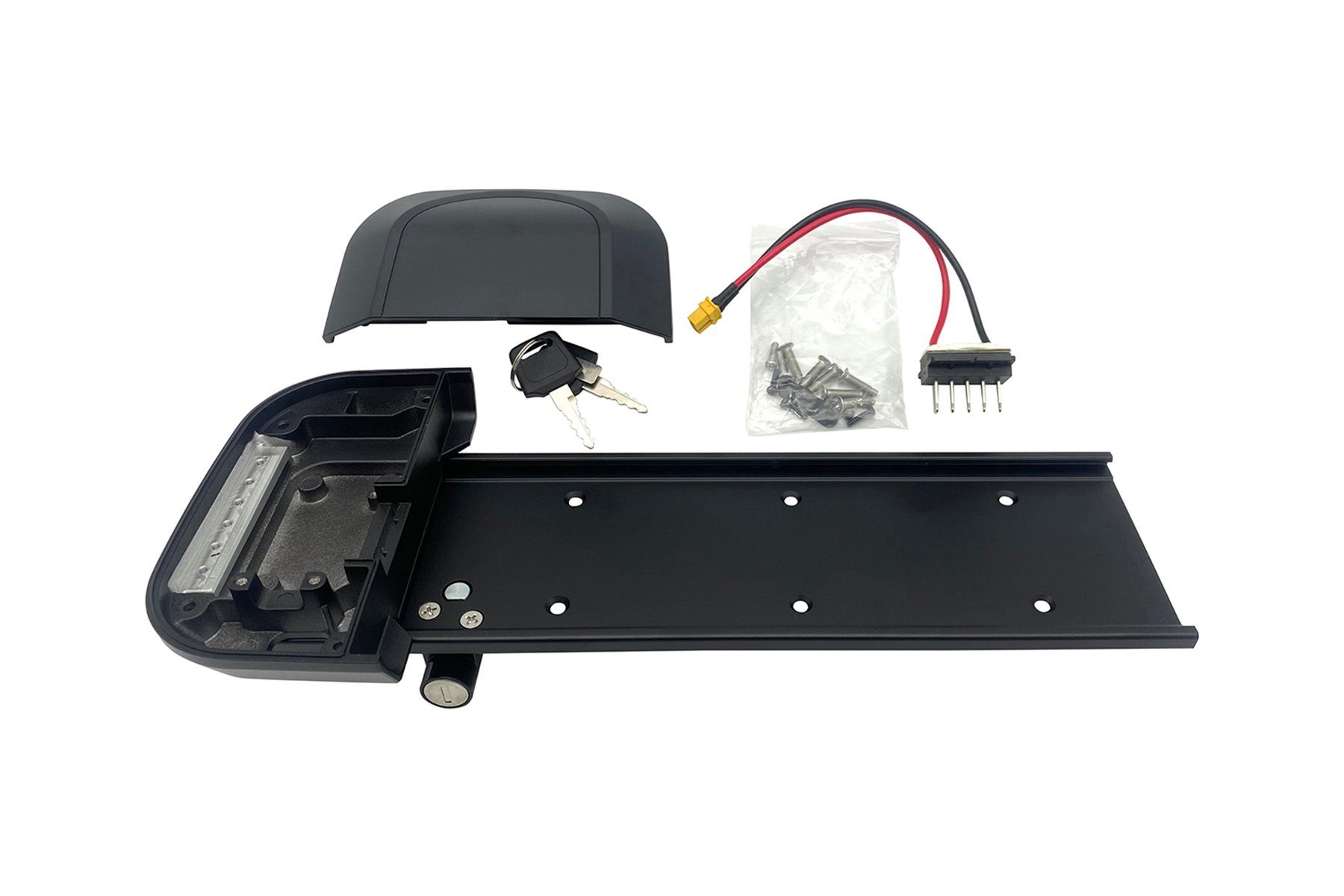 PowerSmart LEB36GW001 E-Bike Akku für Greenway YJ145 YJ1451005 YJ1451004 mit Halter Li-ion 14500 mAh (36 V)