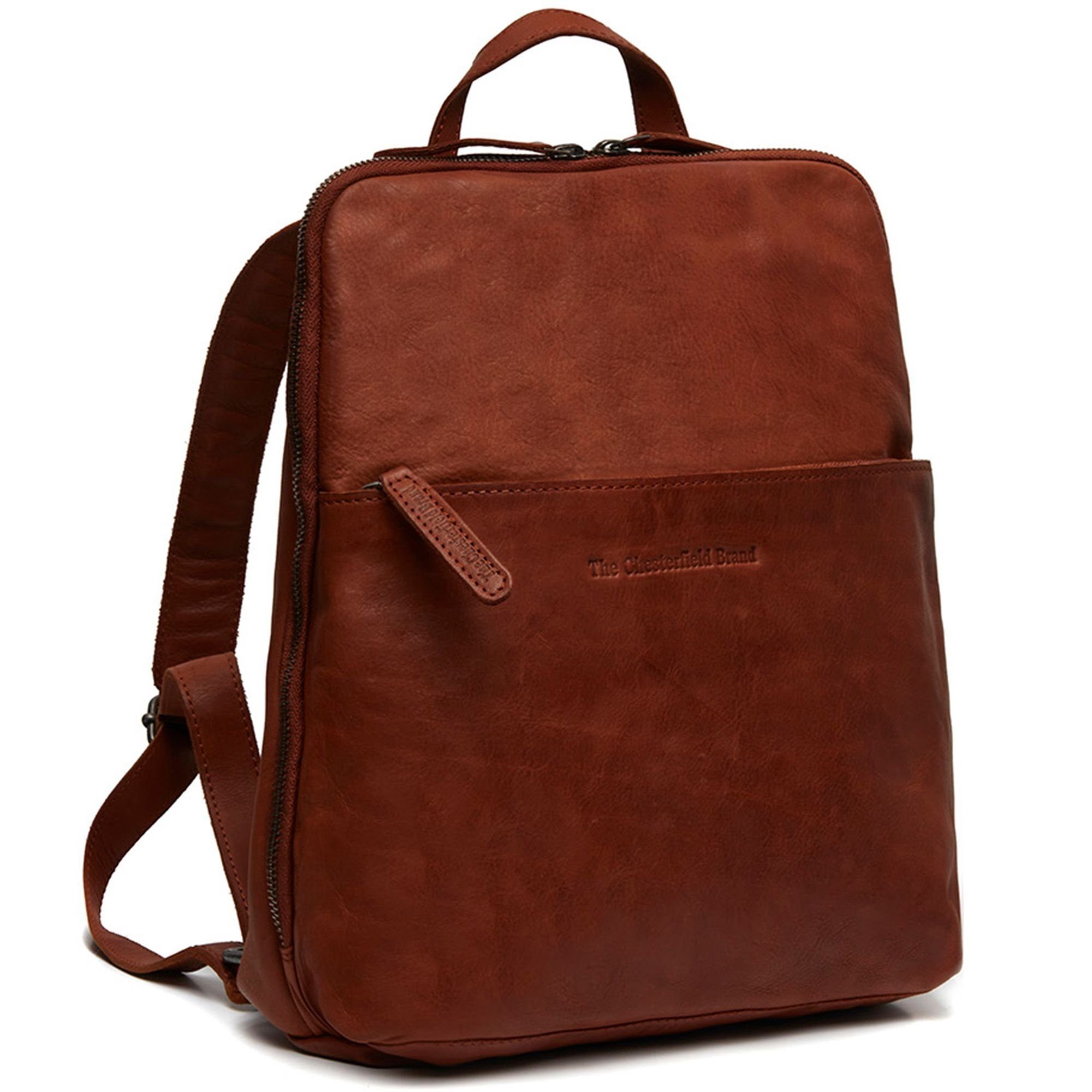 Leder The Chesterfield Brand cognac Rucksack Bern,