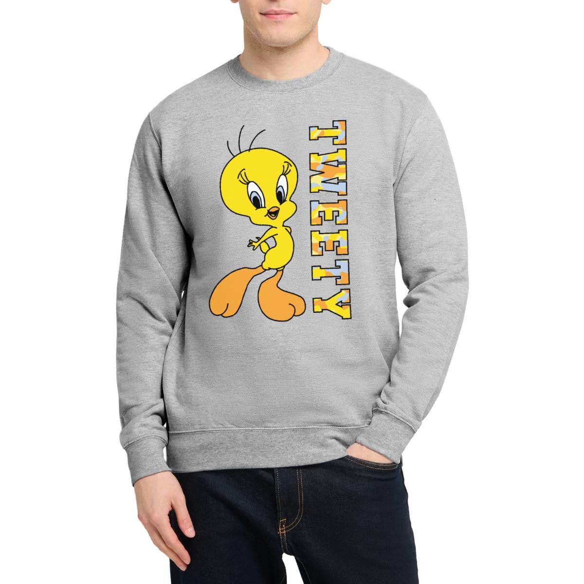 Spreadshirt Sweatshirt Looney Tunes Tweety Camouflage Unisex Pullover (1-tlg)