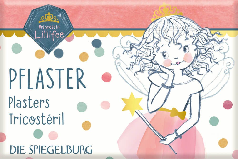 COPPENRATH DIE SPIEGELBURG Wundpflaster Pflasterstrips Prinzessin Lillifee (10 St) Glitter & Gold