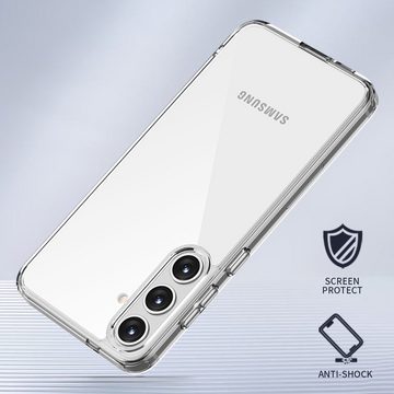 FITSU Handyhülle Transparente Handyhülle für Samsung Galaxy S23 Hülle Transparent 6,1 Zoll, Durchsichtige Schutzhülle für Samsung Galaxy S23 Hybrid Case Cover