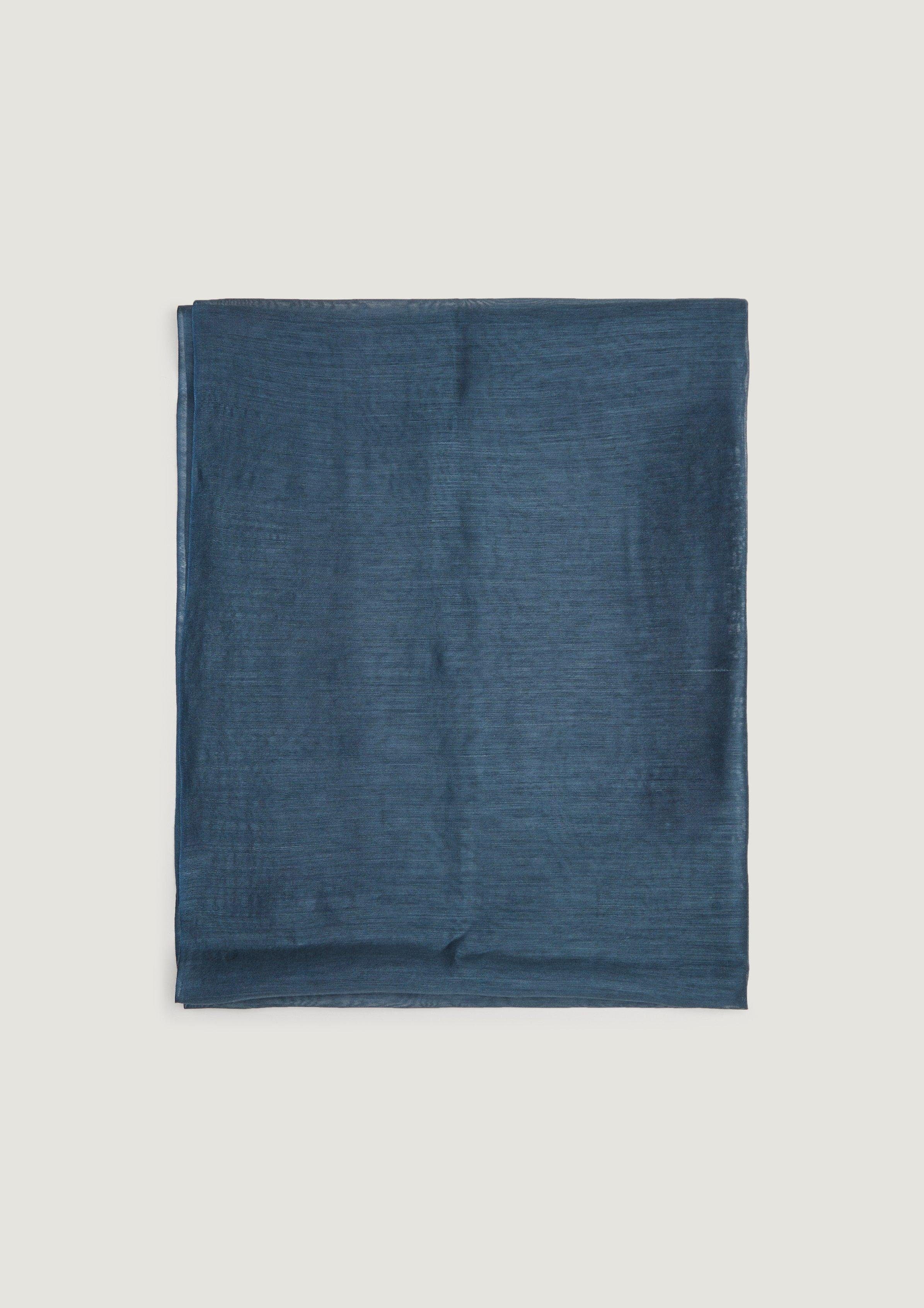 Tuch Seidenmix Halstuch aus tiefblau Comma