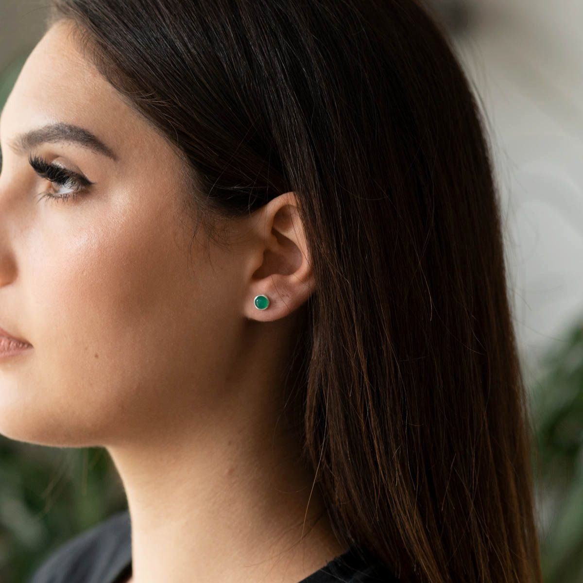 Materia Paar Ohrstecker Damen Edelstein Ohrringe günstig online kaufen