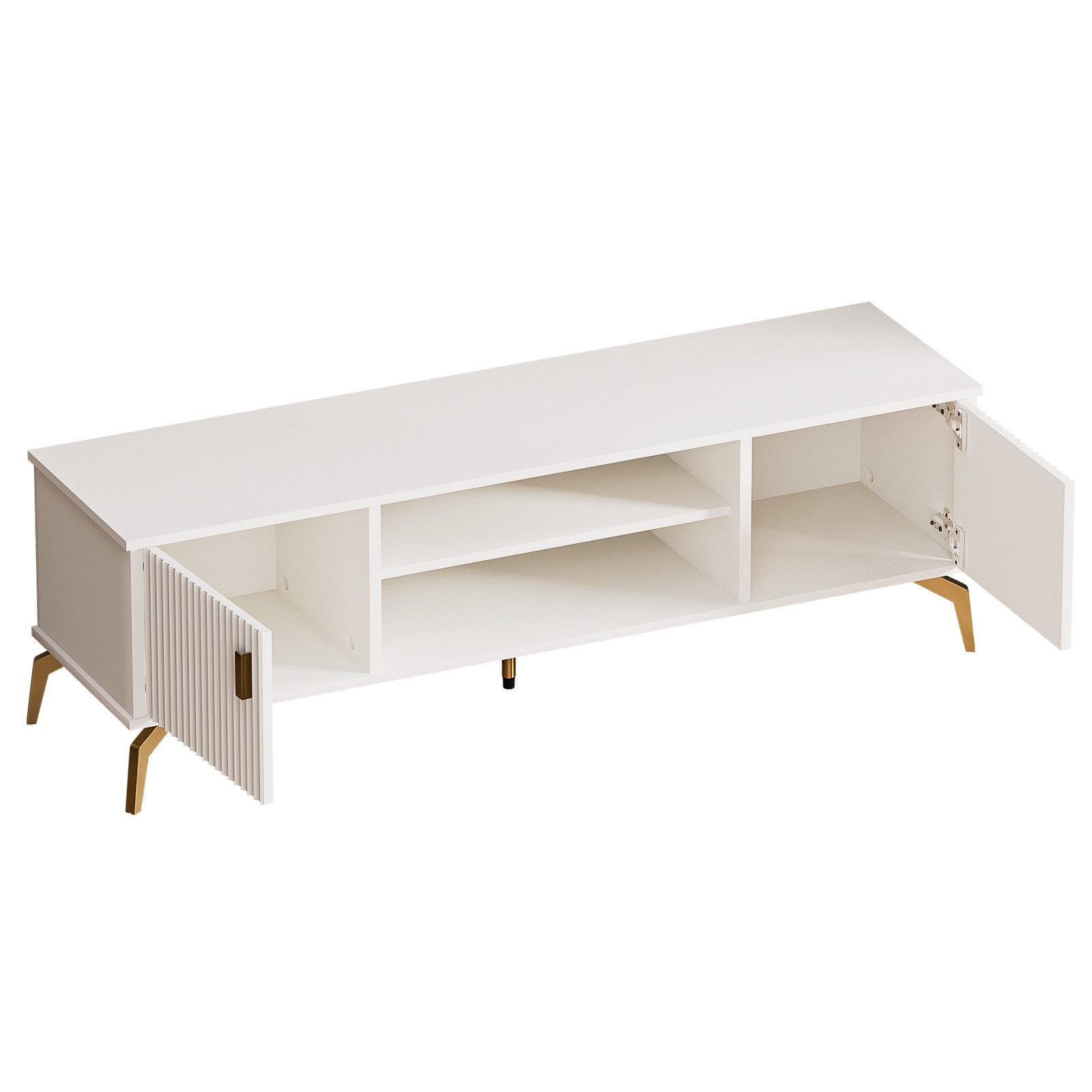 Yorbay Lowboard TV Schrank stehend, für Fernsehr bis zu 65 Zoll, 147cm Brei günstig online kaufen