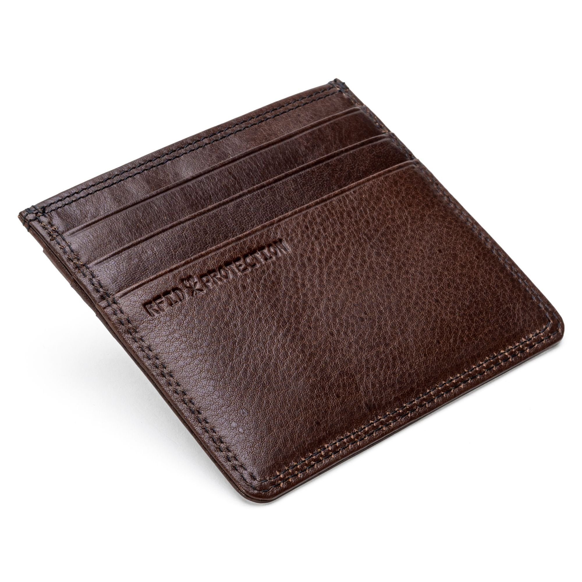 Farmhood Etui Memphis, Leder brown dark