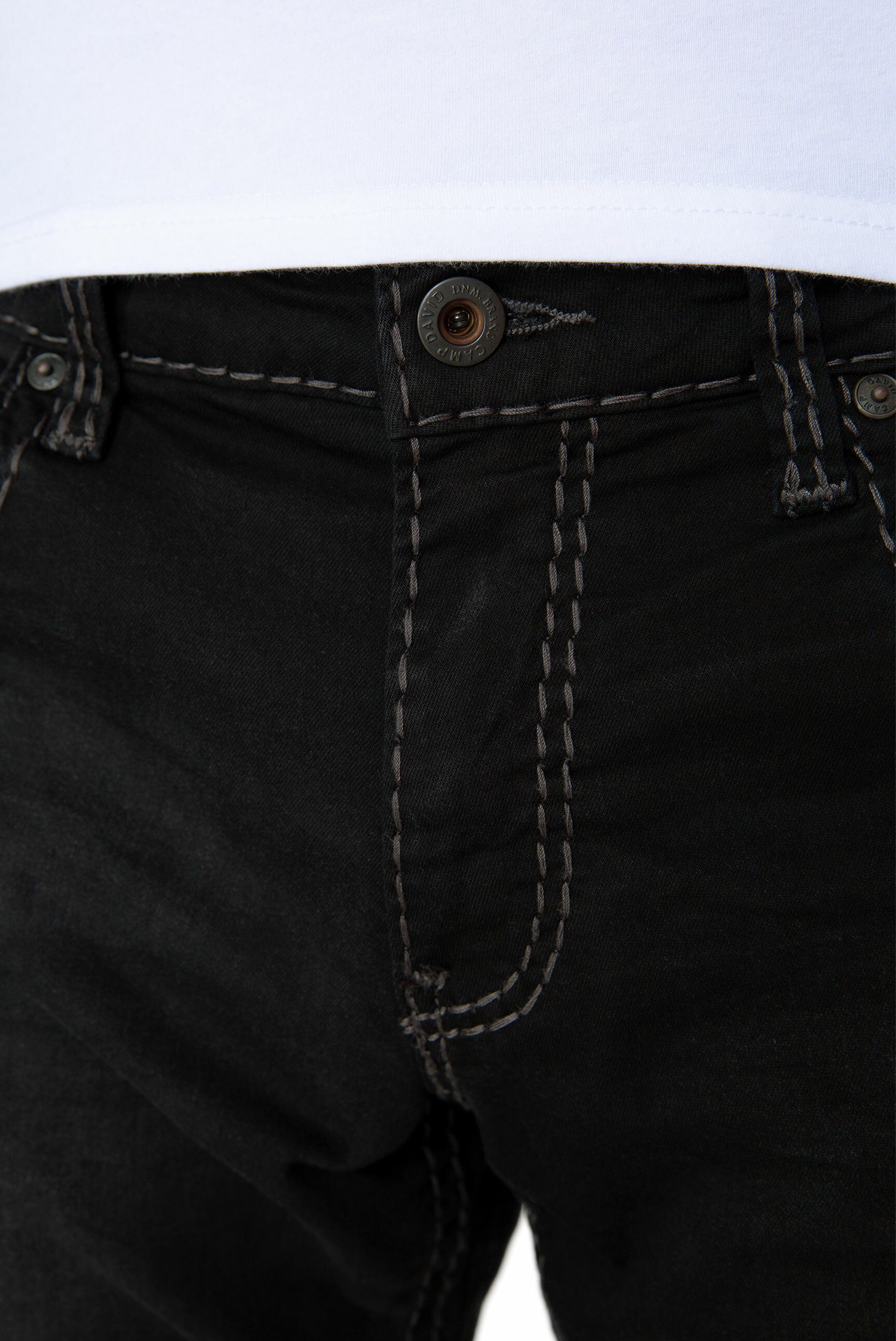CAMP DAVID Comfort-fit-Jeans mit Used-Waschung – Bild 4 von 5