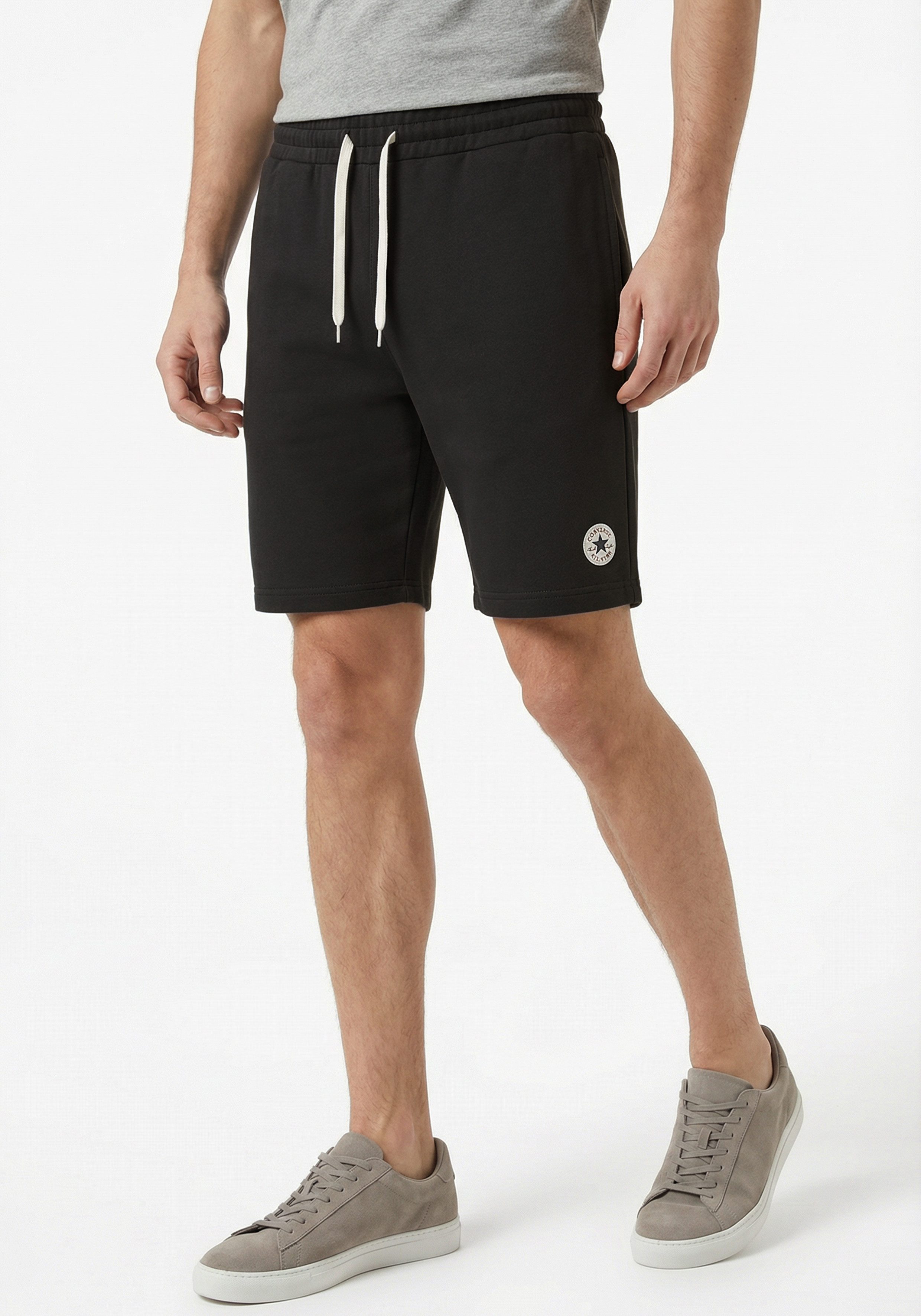 Converse Sweatshorts CHUCK PATCH SHORT aus Baumwolle und Polyester, erhältlich in den Größen S bis XXL