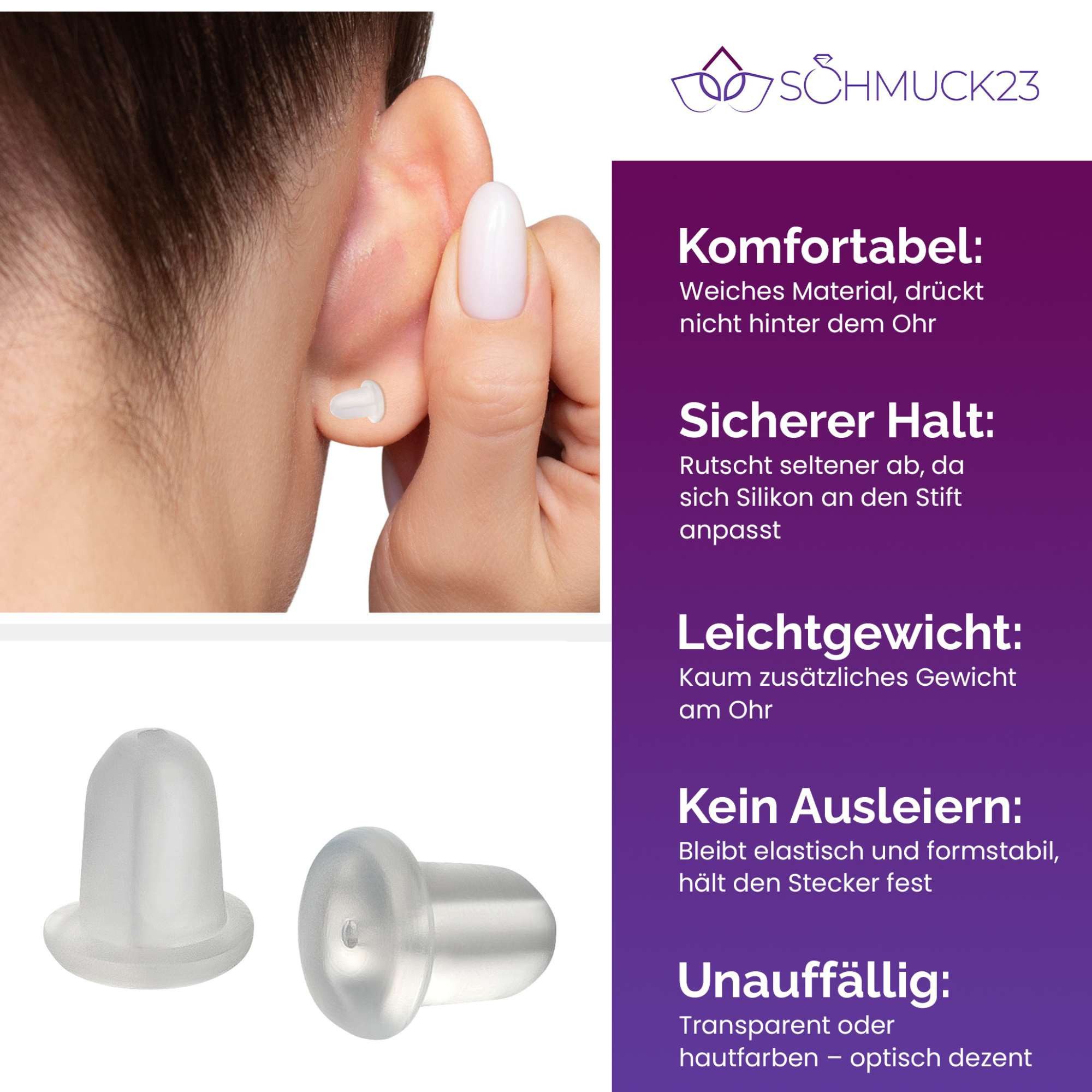 schmuck23 Paar Ohrstecker Kinder Ohrringe Kristall Pfote 925 Silber, Kinderschmuck