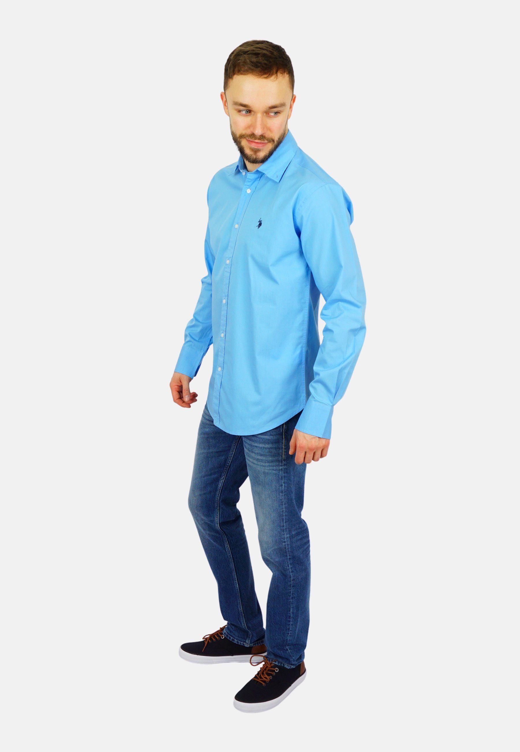 U.S. Polo Assn. Langarmhemd Hemd Button Down Shirt (1-tlg)