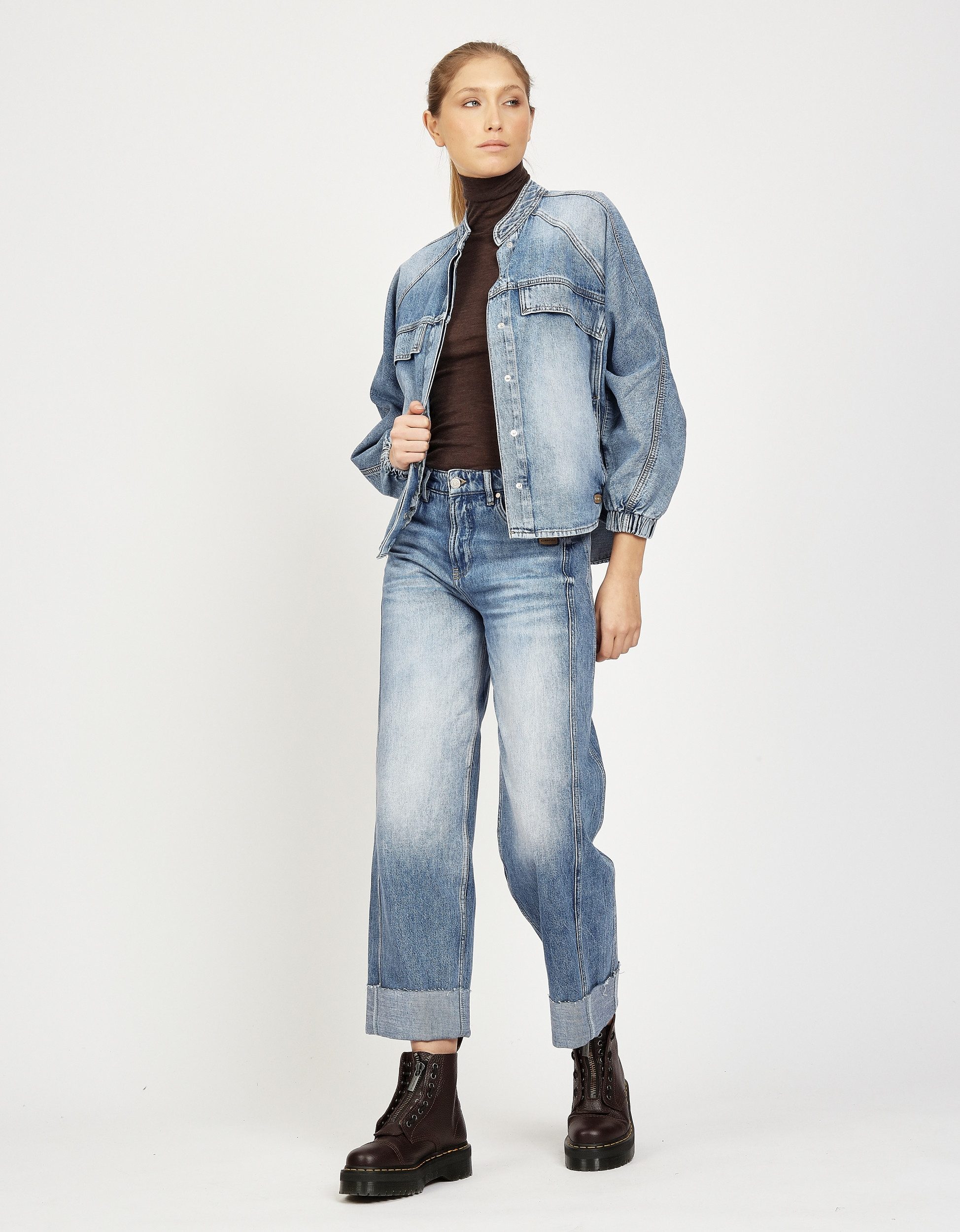 GANG Jeansjacke Jeansjacke - leichte Jacke - Indoor-Jacke