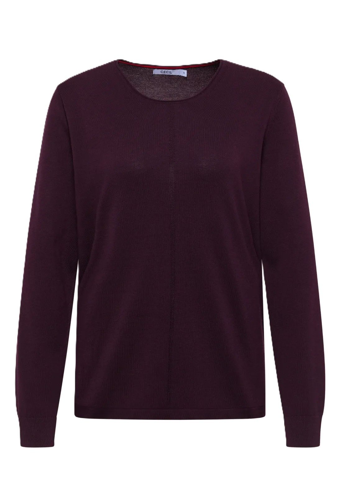 CECIL Strickpullover - NOS_Basic Roundneck - klassischer Strickpullover mit Rundhals und La