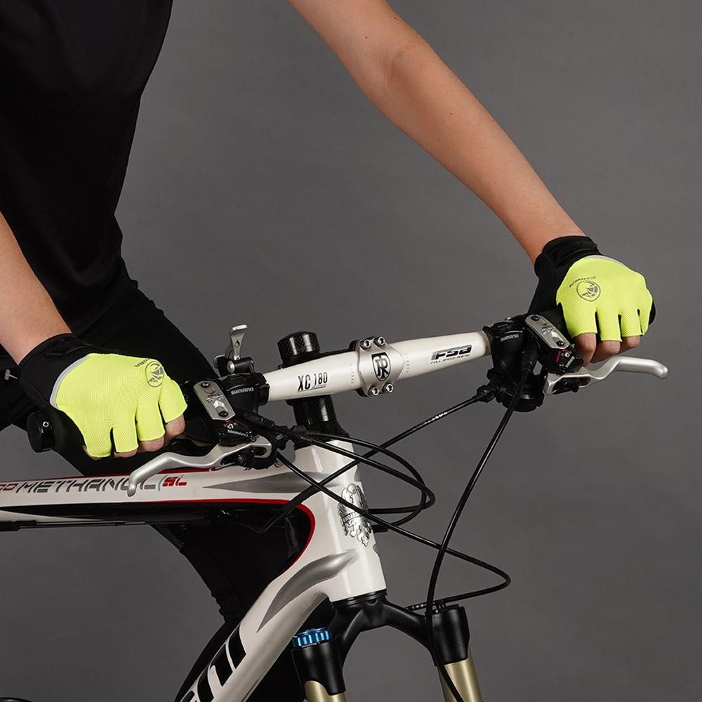 Chiba Fahrradhandschuhe CHIBA Sport - Radhandschuhe neongelb XXL, atmungsaktiv & gepolstert