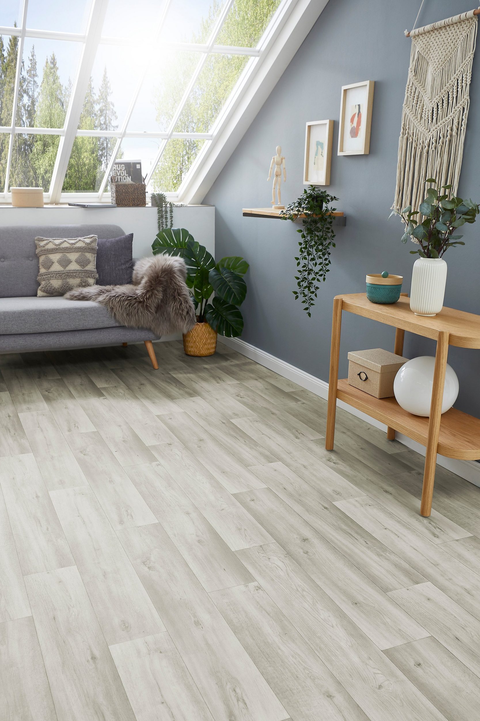 misento Vinylboden Maxima in Dielen- oder Parkettoptik, intensiver Nutzungsklasse für Wohn-, Gewerbe- und Industriebereiche, PVC Bodenbelag Meterware 200 cm breit, Stärke 2 mm