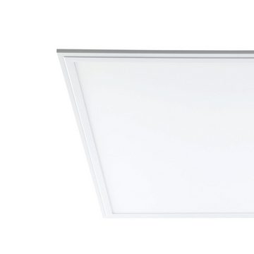EGLO LED Panel Salobrena 1, Leuchtmittel inklusive, Deckenlampe 62cm, Wohnzimmerlampe, LED Deckenleuchte, Bürolampe, Weiß
