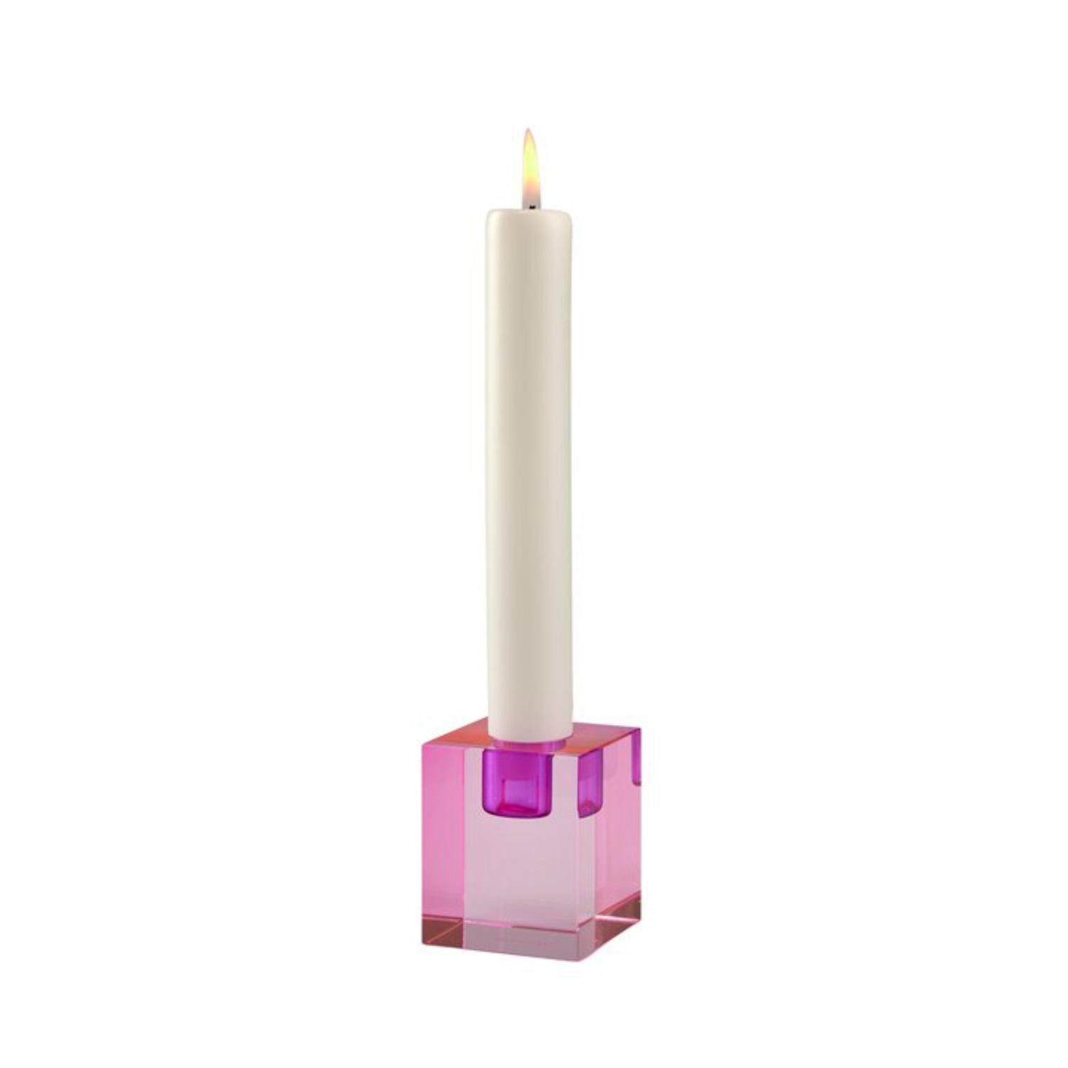 Giftcompany Kerzenhalter Kerzenhalter Dioptrics Pink/Lila (S)