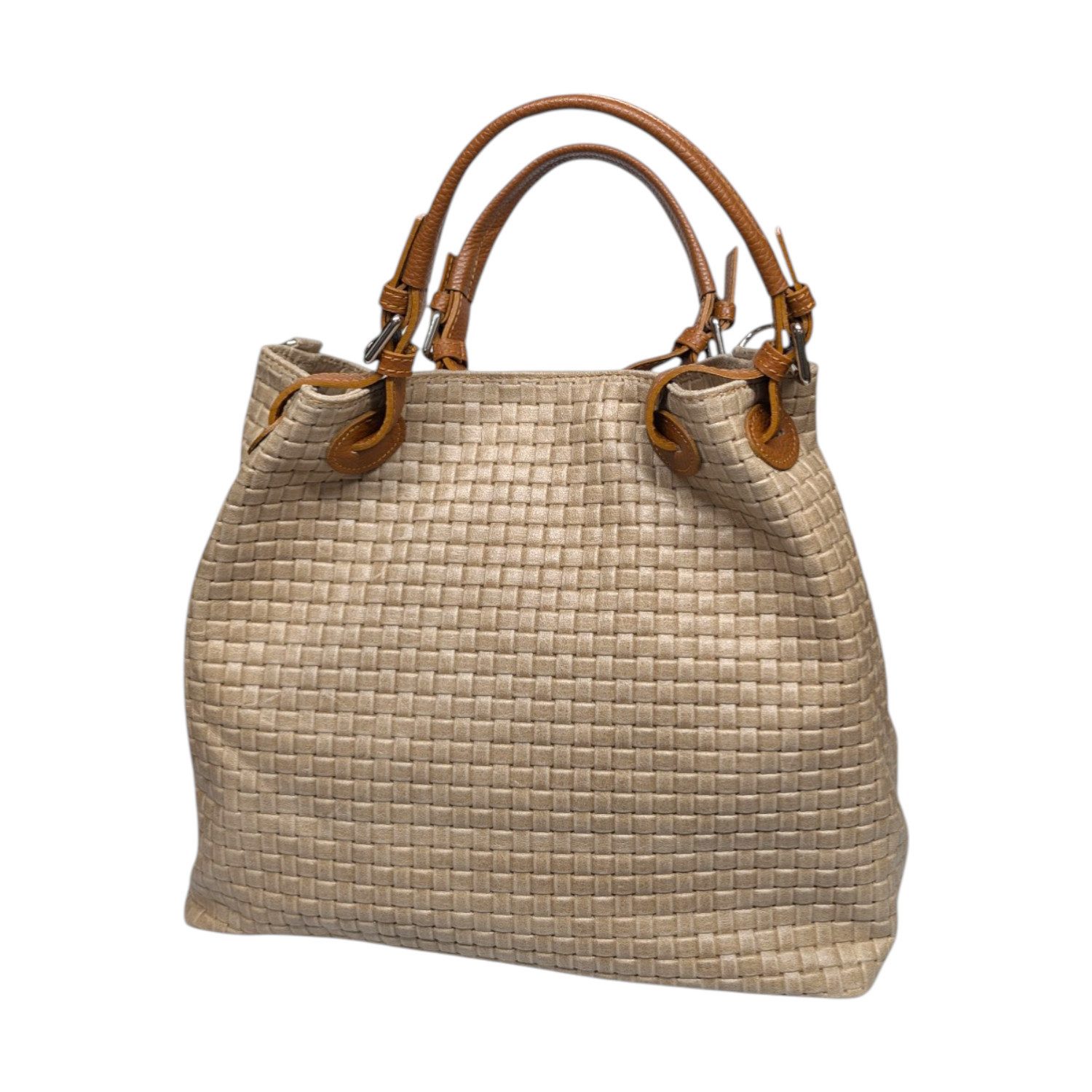 GALINI Handtasche Emma Damentasche Echtleder, Henkeltasche, Umhängetasche, geprägtes Wilderleder, echtes Leder